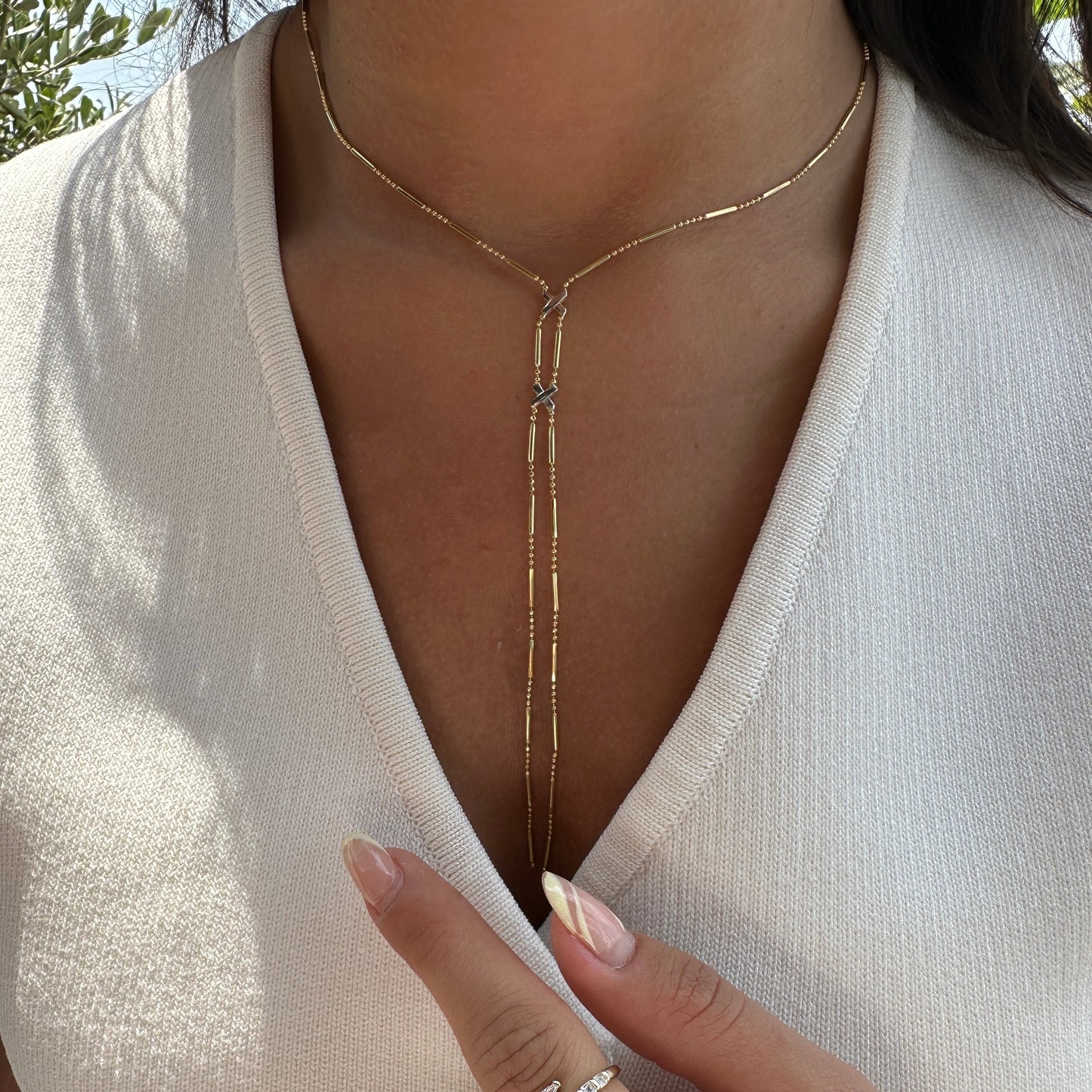 Chain X Model Y Necklace