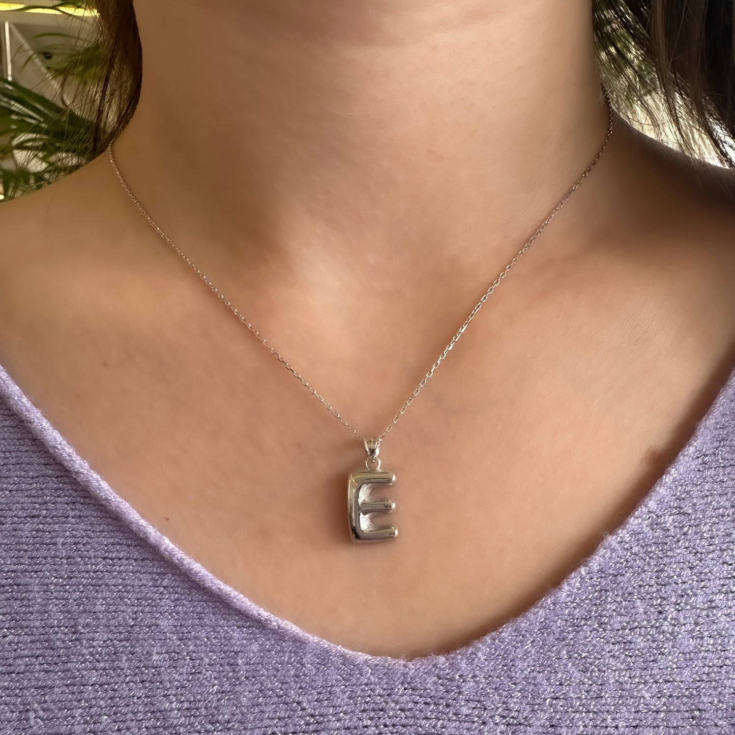 Balloon Initial Necklace