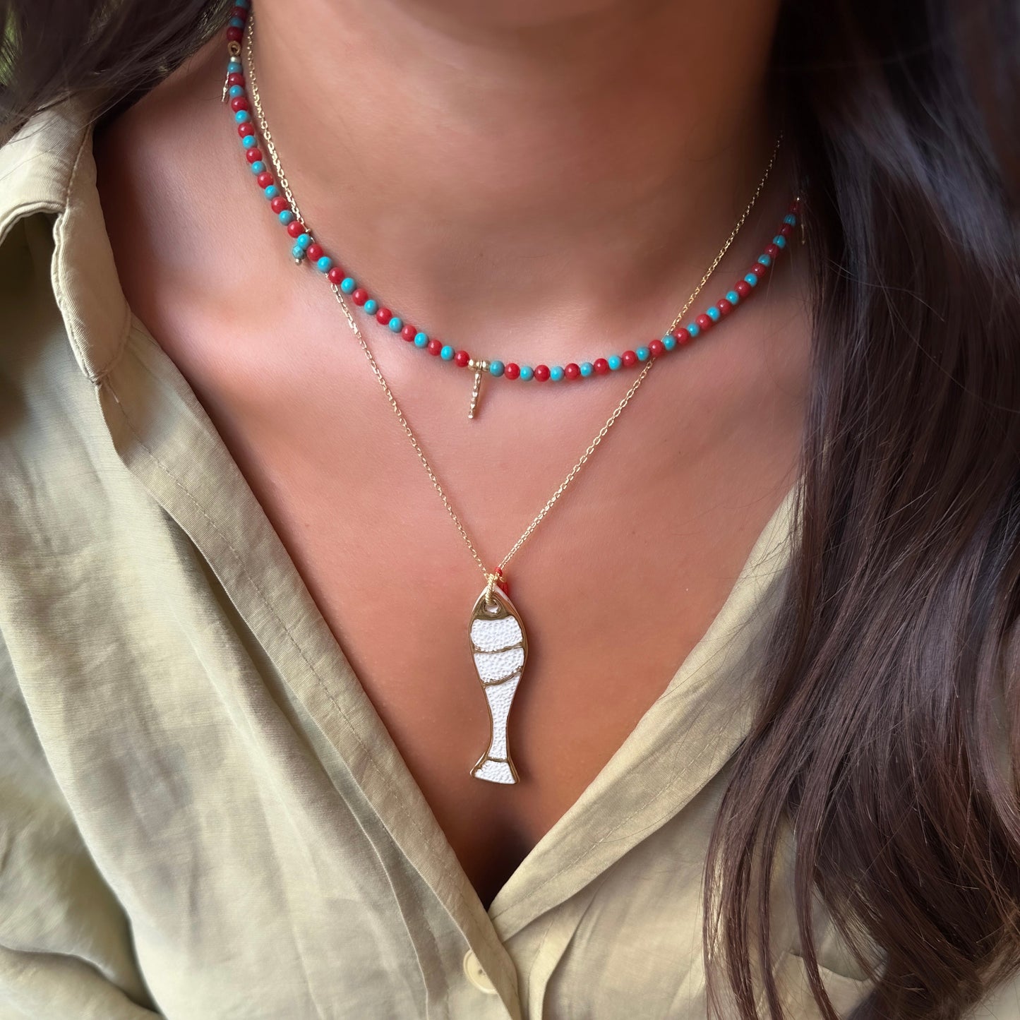 Design Fish Necklace