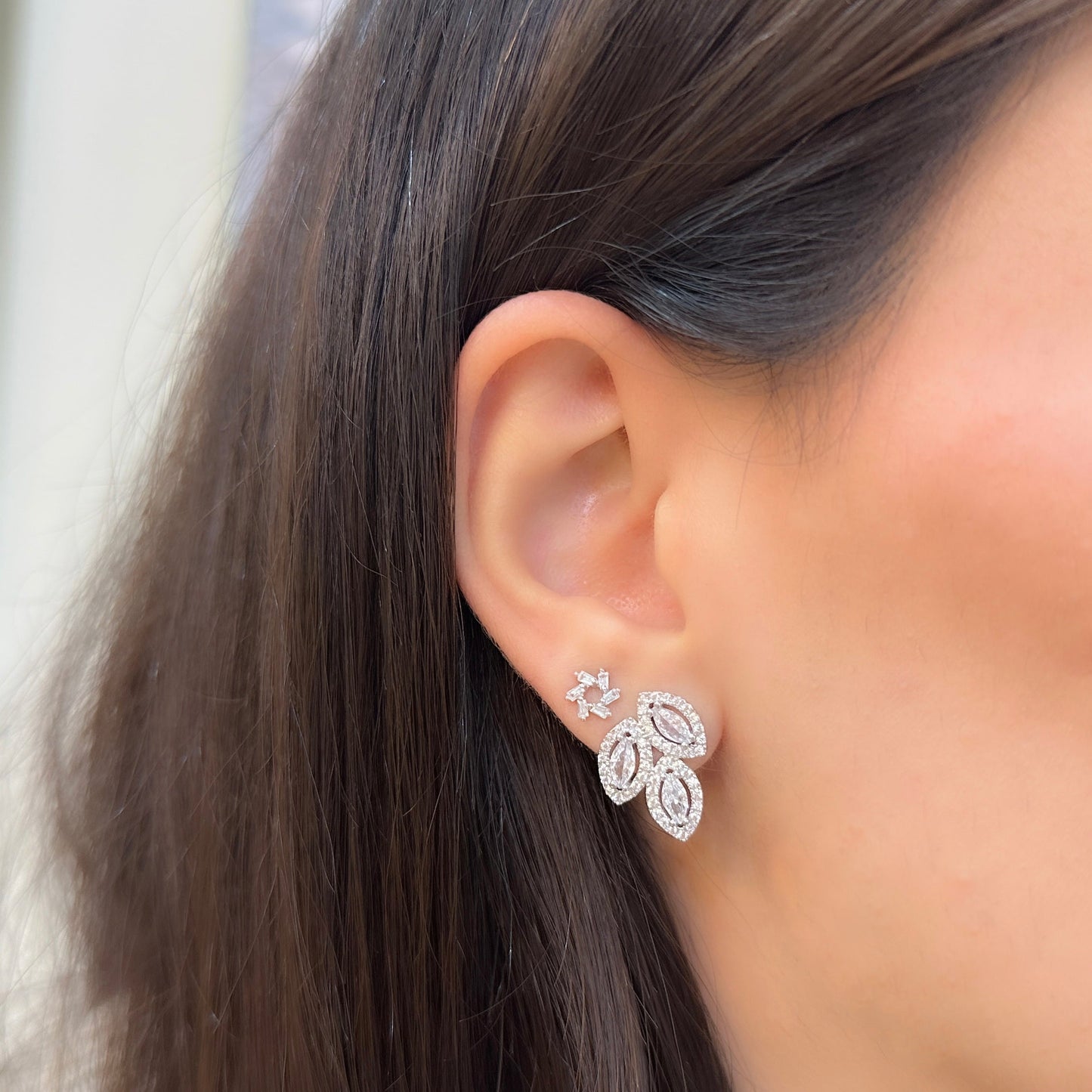 Three Leaf Earrings