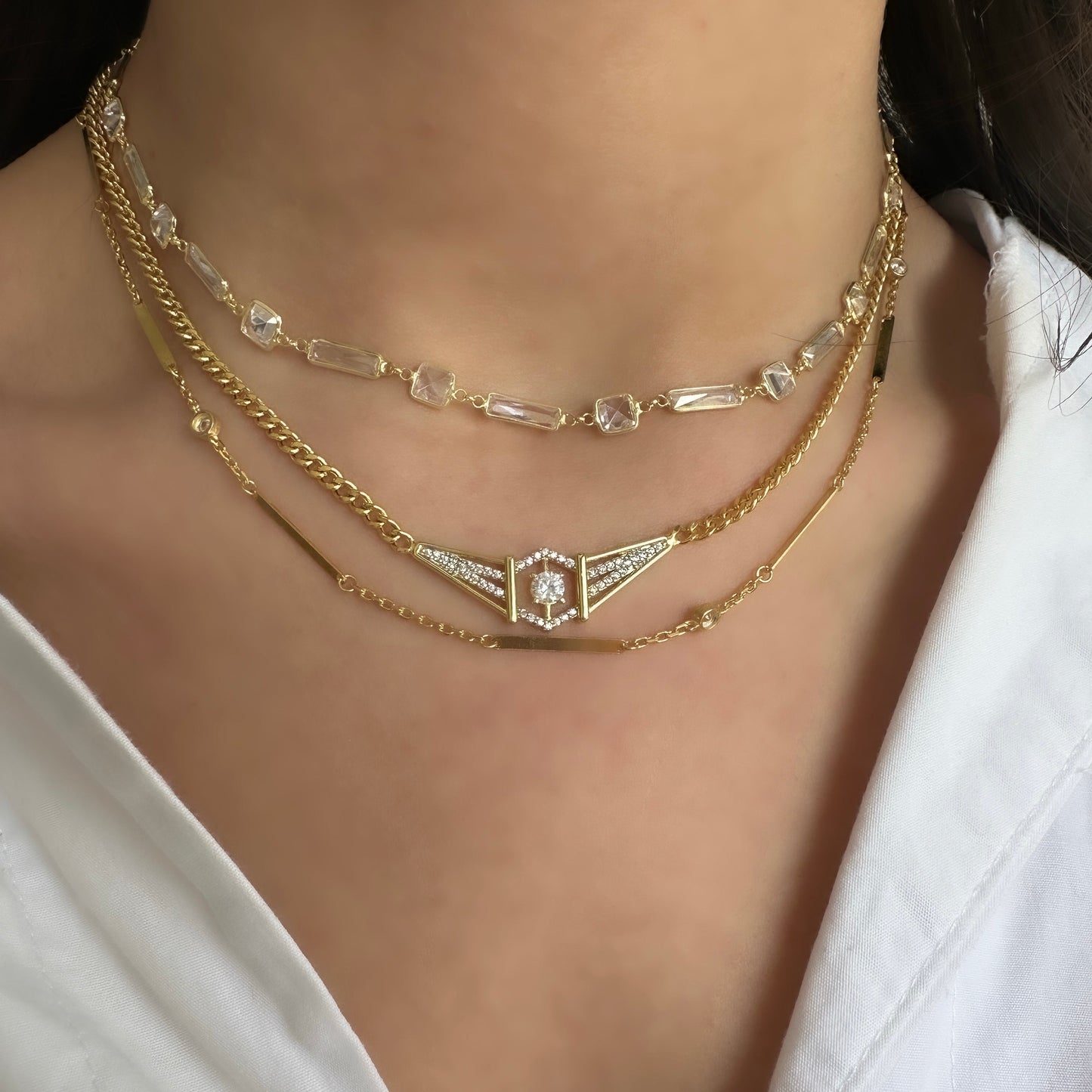 Mixed Stone Necklace