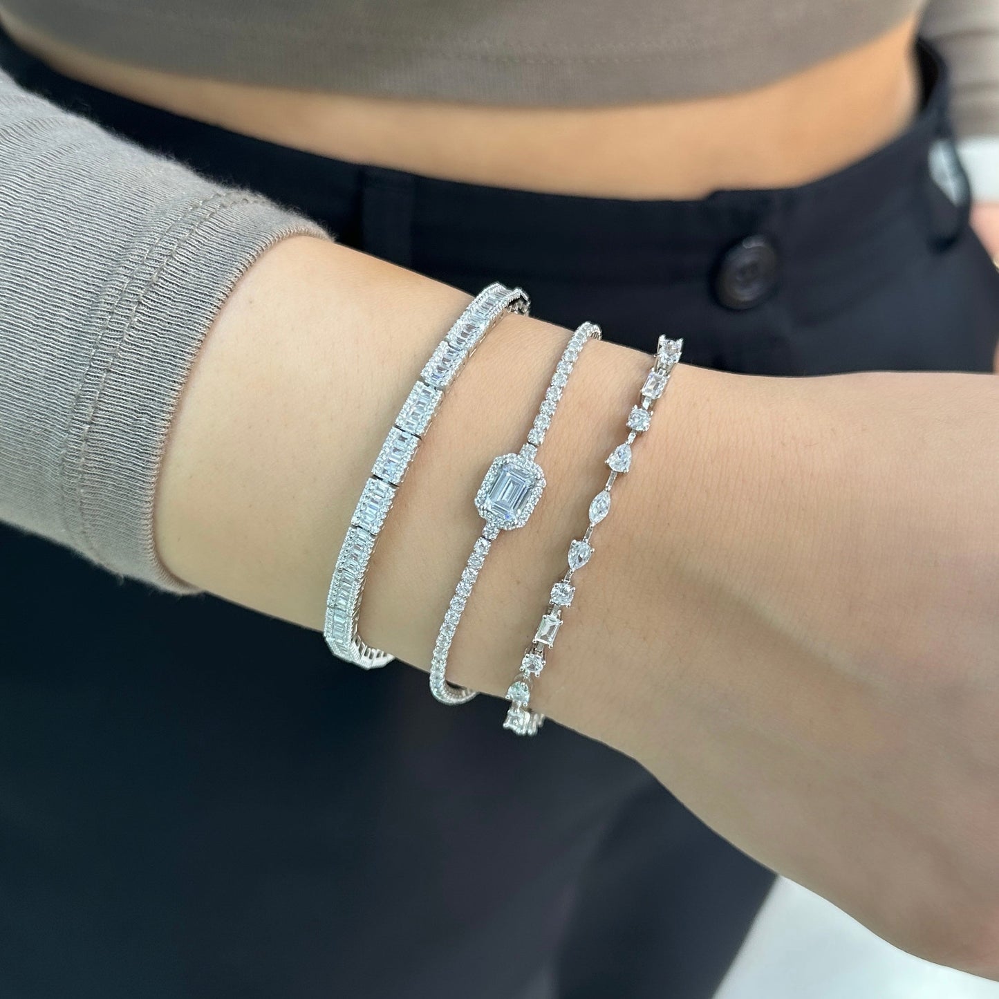 Baguette Tennis Bracelet