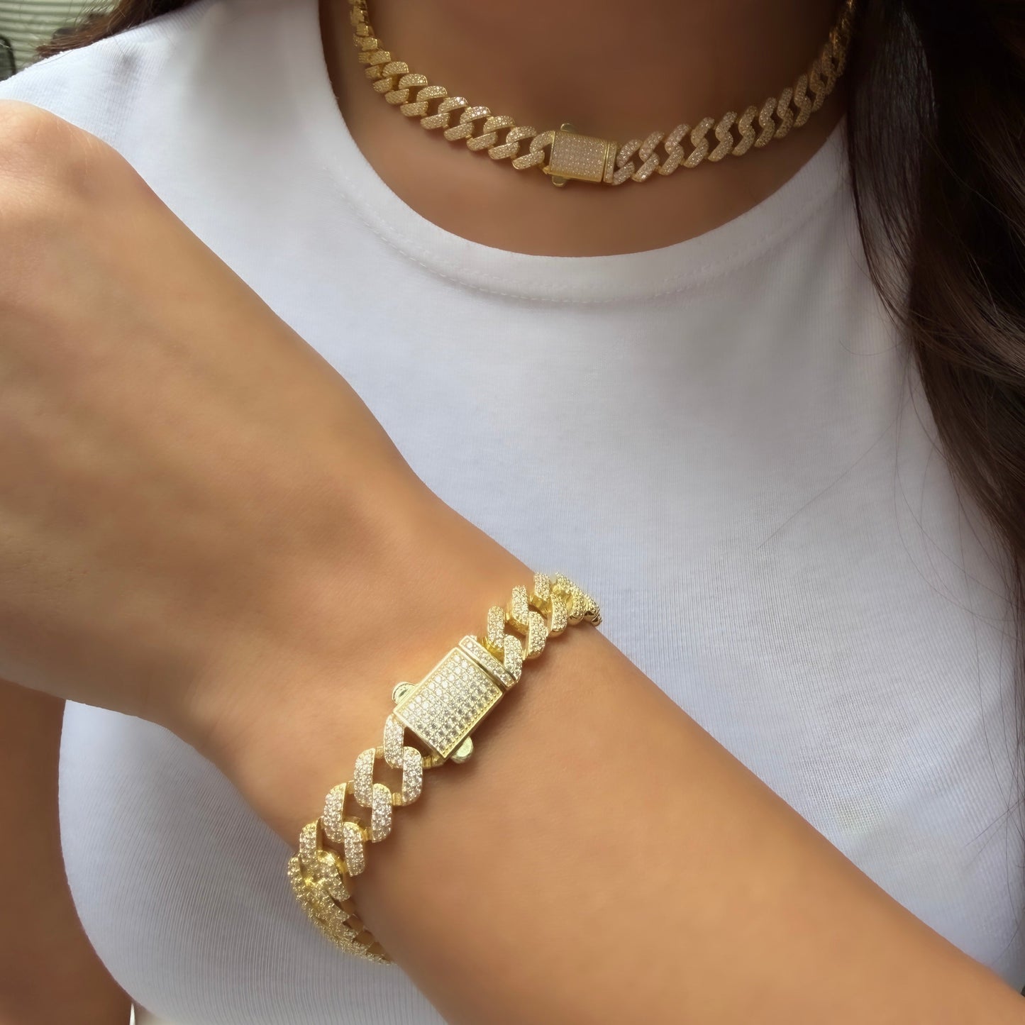 Stone Embellished Gourmet Bracelet