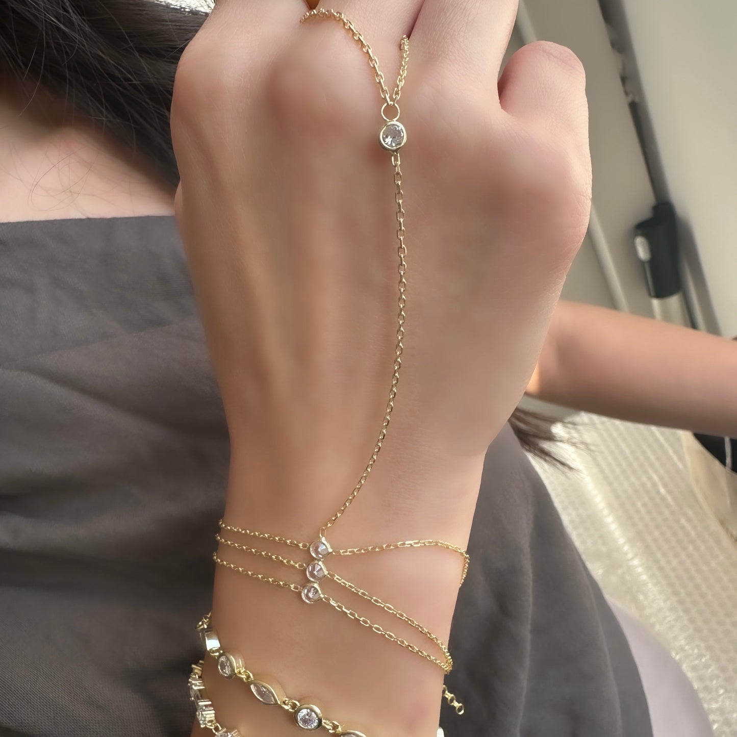 Triple Shahmaran with Drop Stones