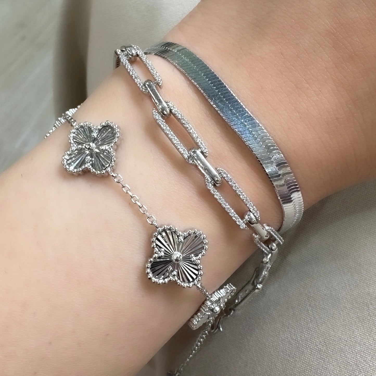 Five mm Italian Crush Bracelet