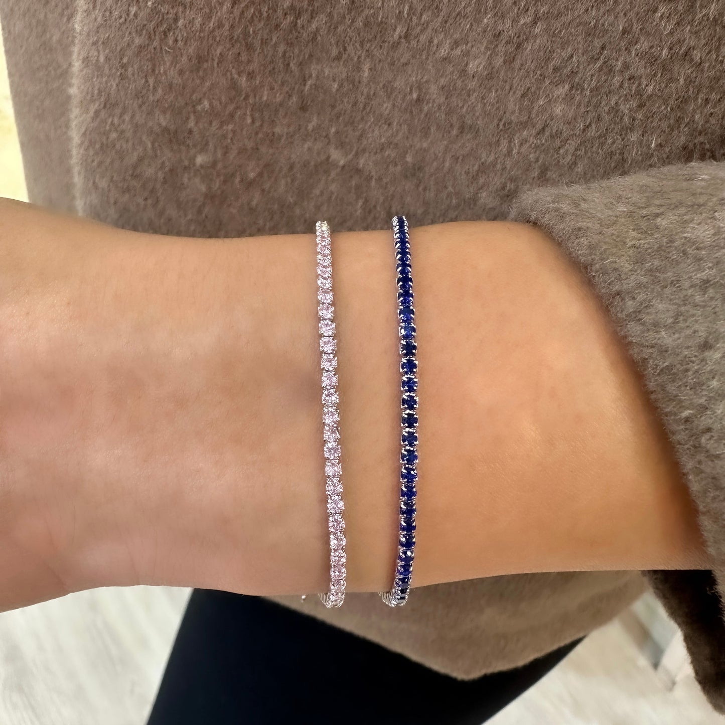 Navy Blue Tennis Bracelet