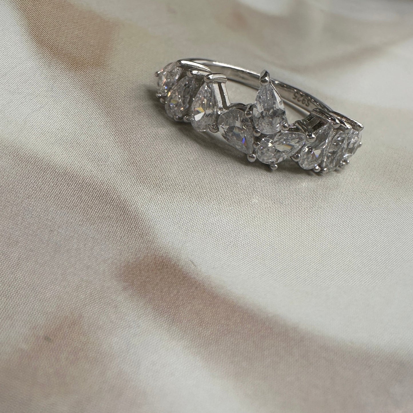 Multi Pear Stone Ring
