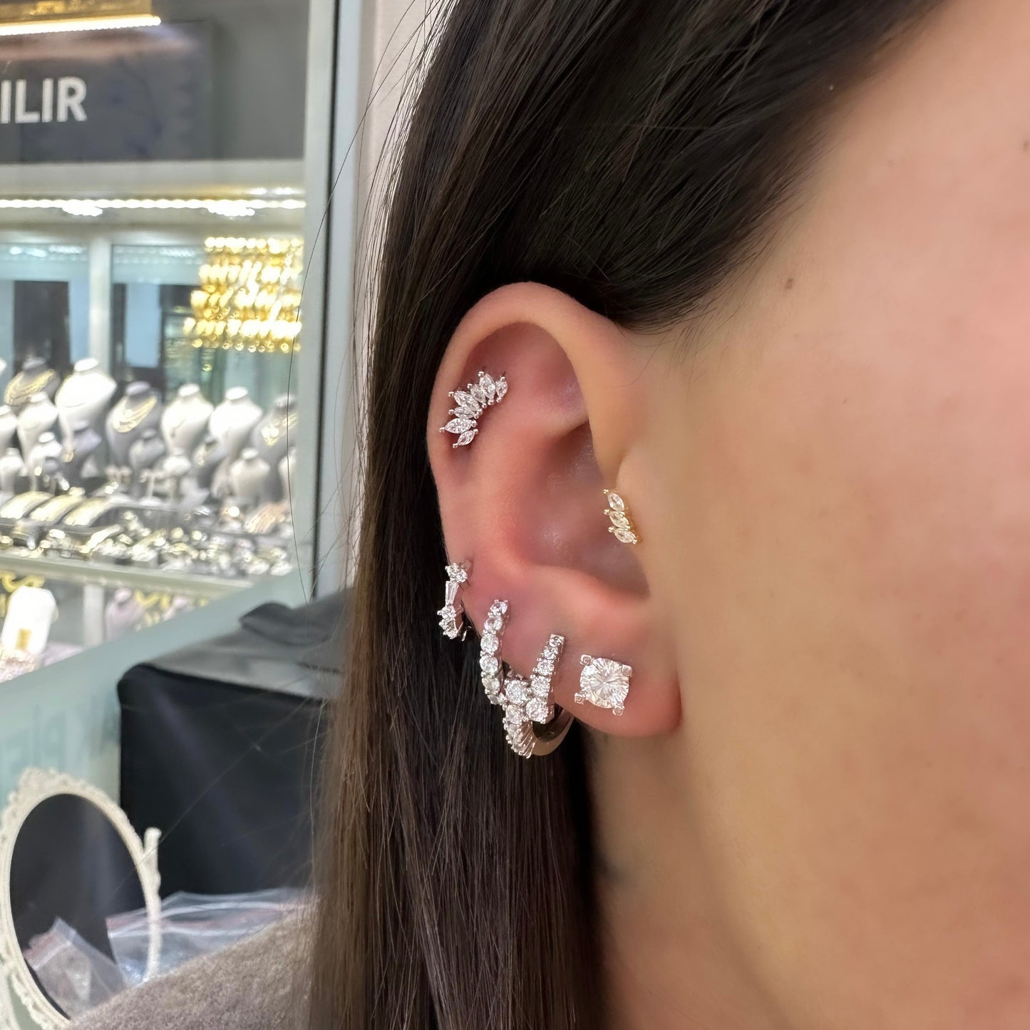 G-Color Solitaire Earring