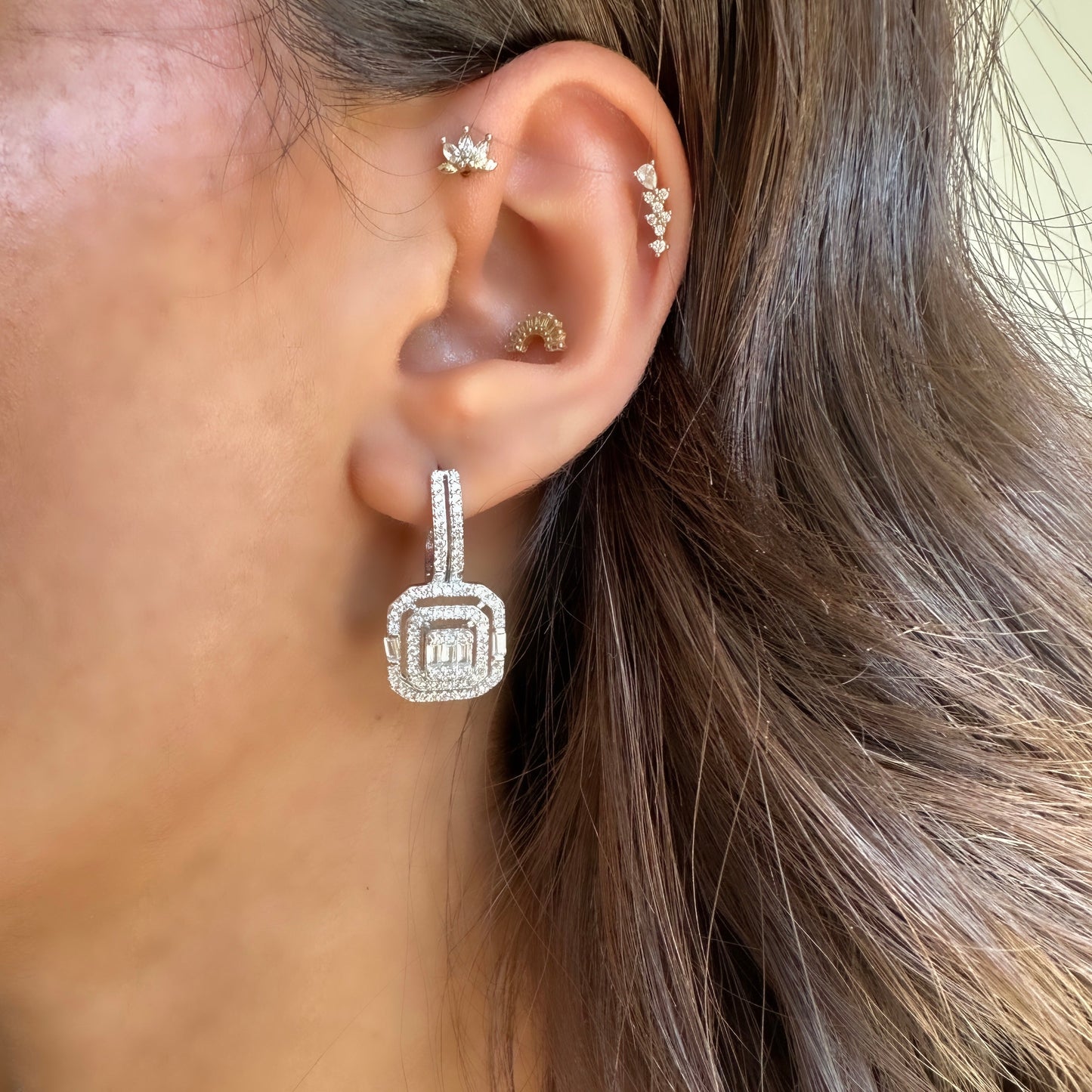 Baguette Stone Detail Set