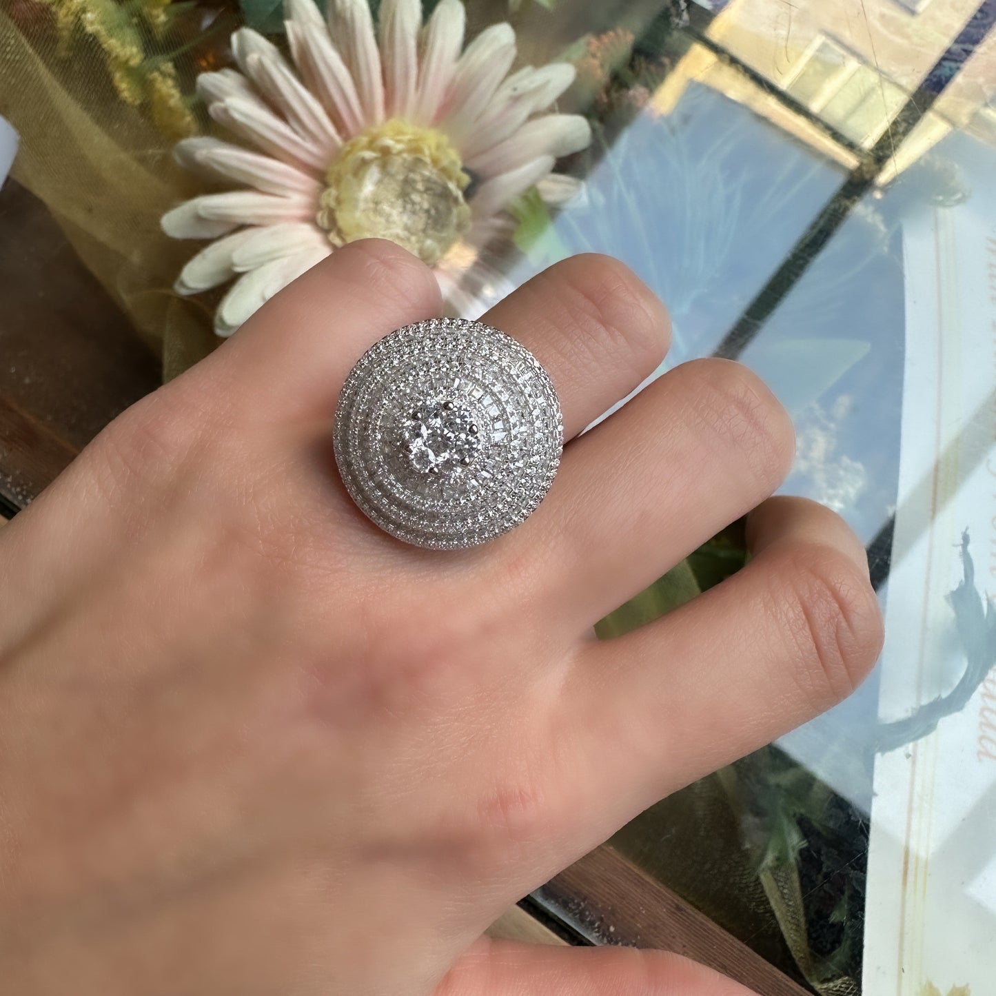 Baguette Stone Row Ring