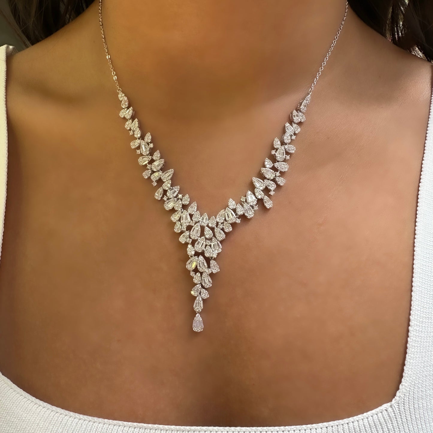Drop Baguette Stone Night Set