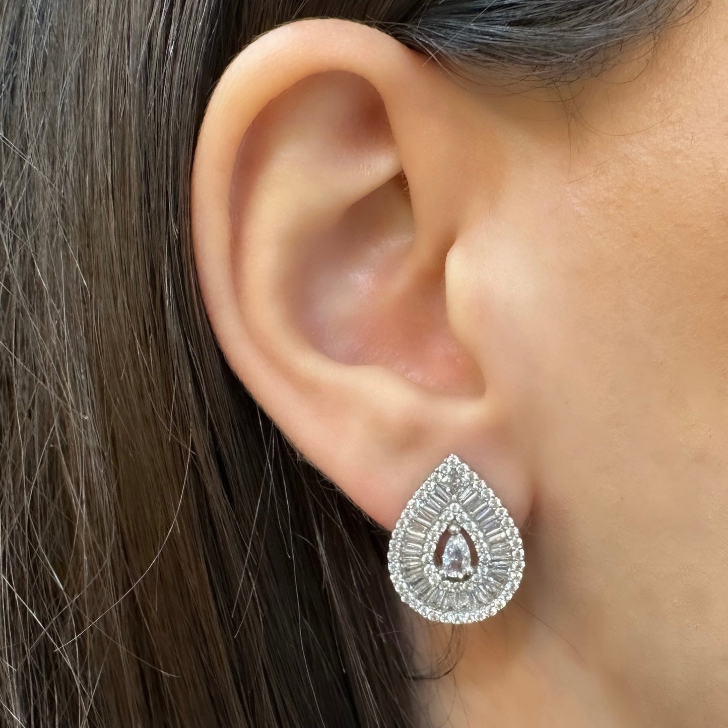 Stone Drop Earrings