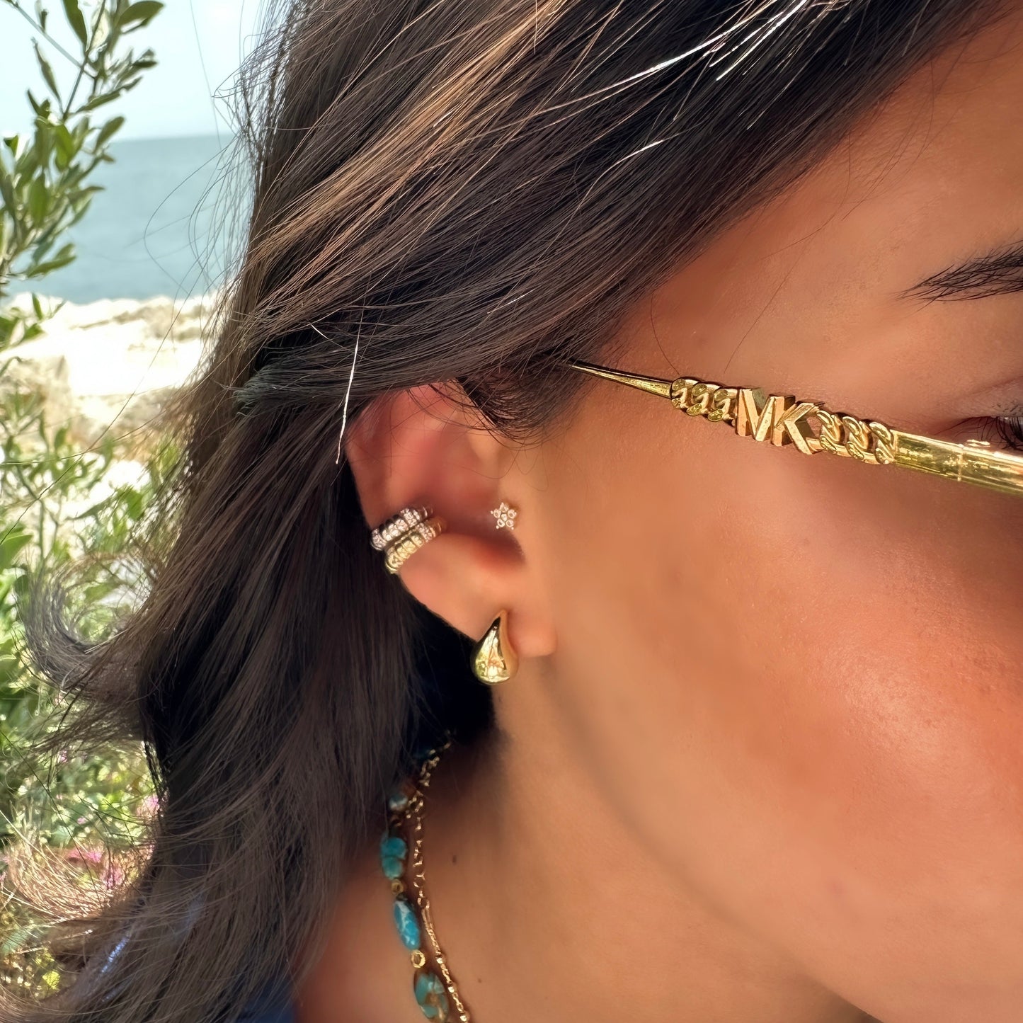 Small Pear Earrings