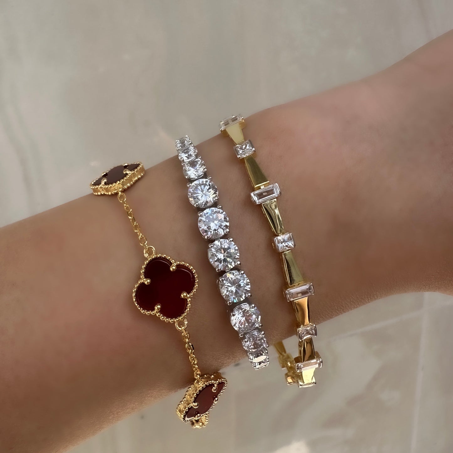 Baguette Stone Bracelet
