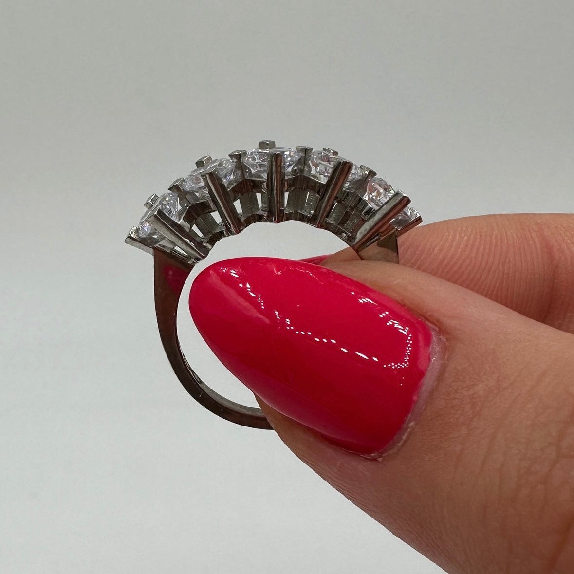 Five Stone Ring with Prongs