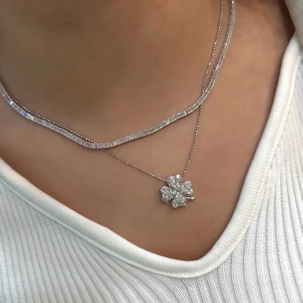 Baguette Tennis Necklace
