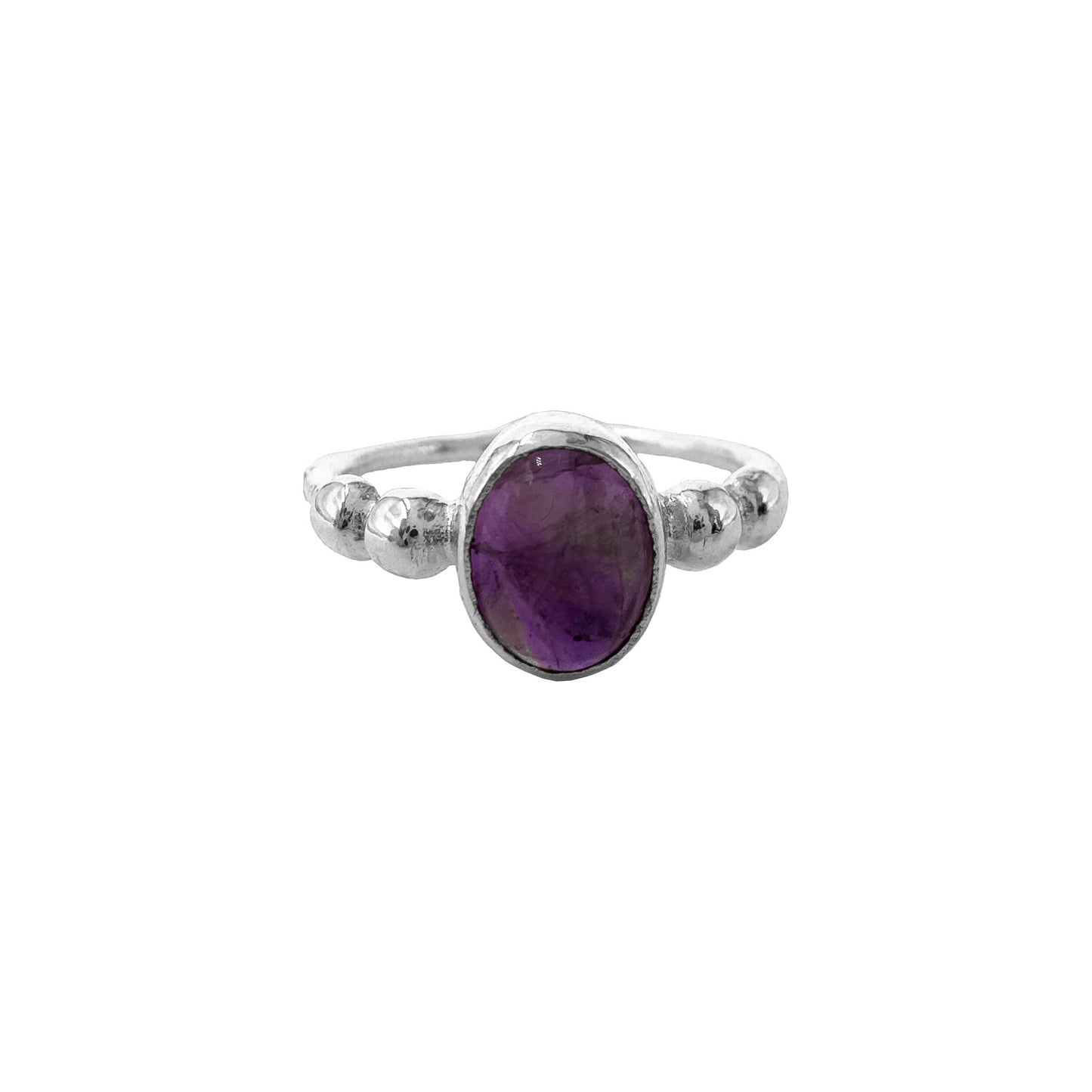 Amethyst Natural Stone Ring