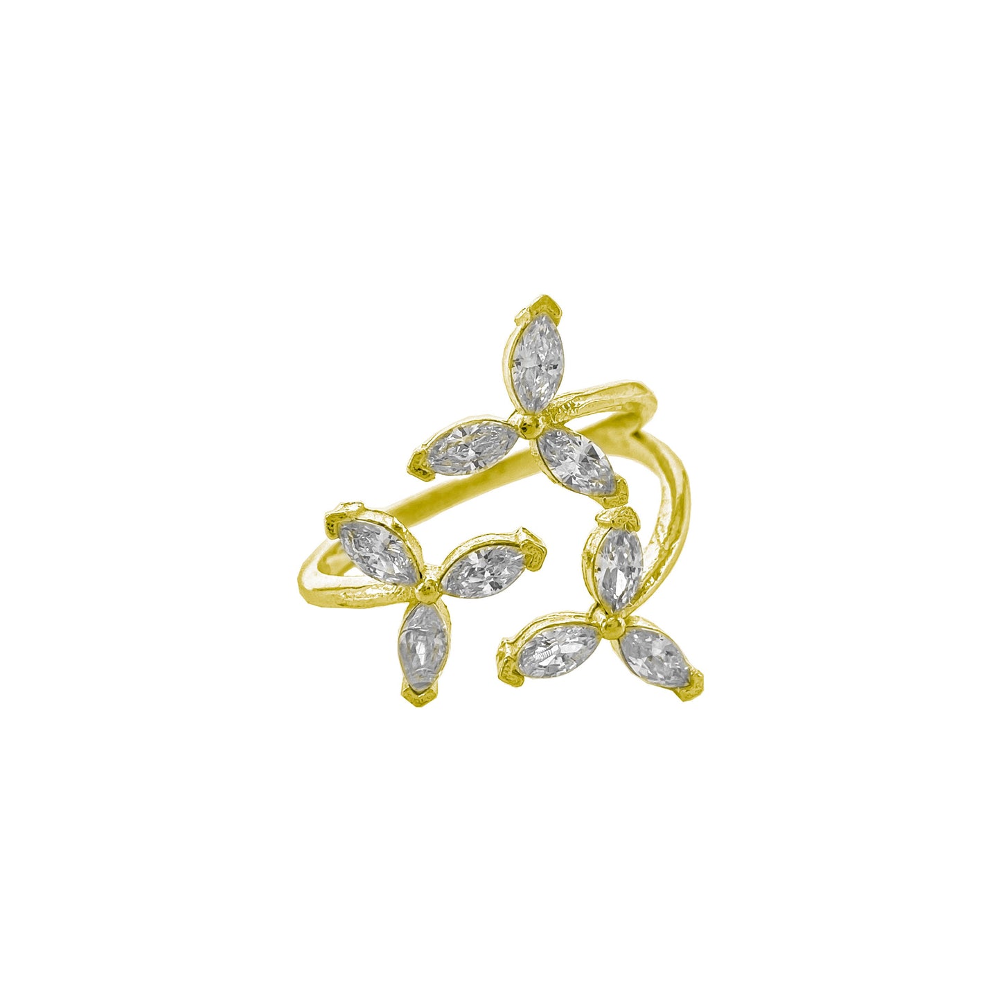 Triple Marquise Ring
