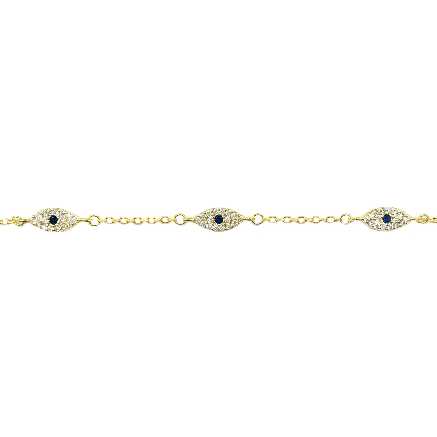 Navy Blue Eye Bracelet