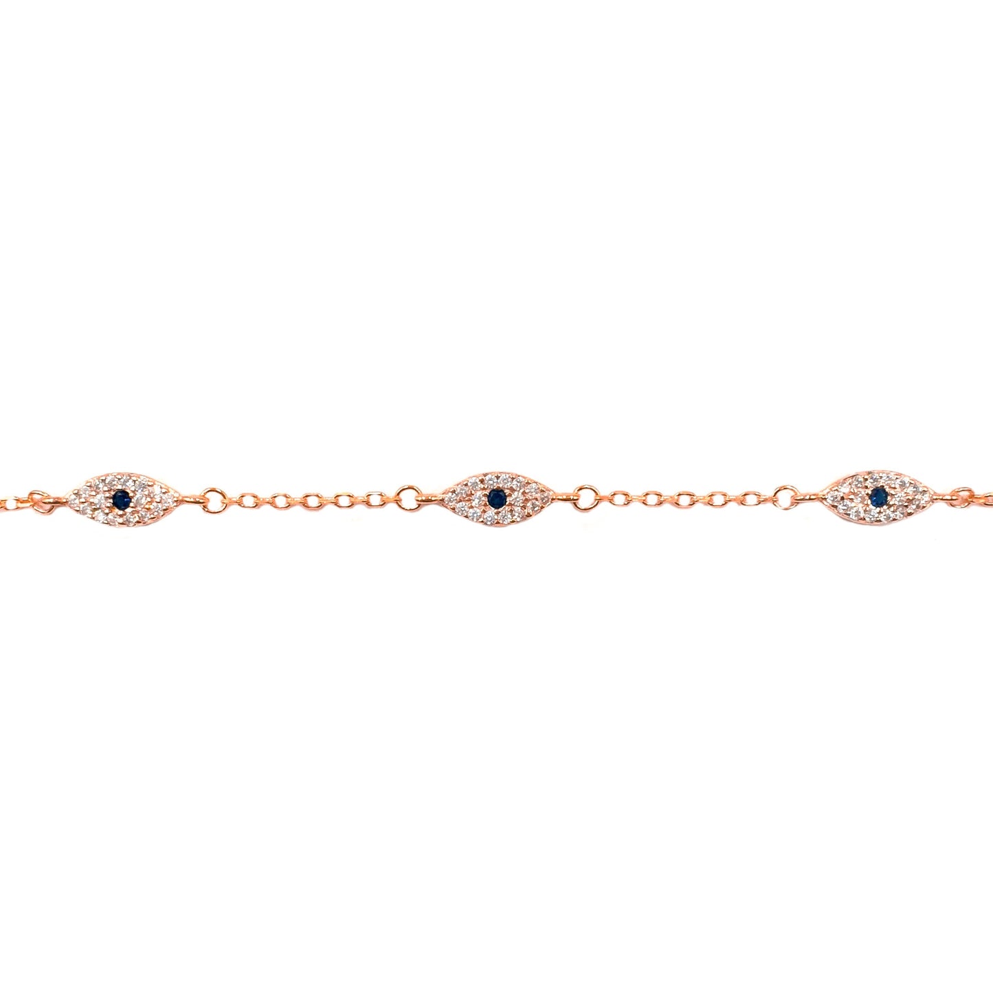 Navy Blue Eye Bracelet