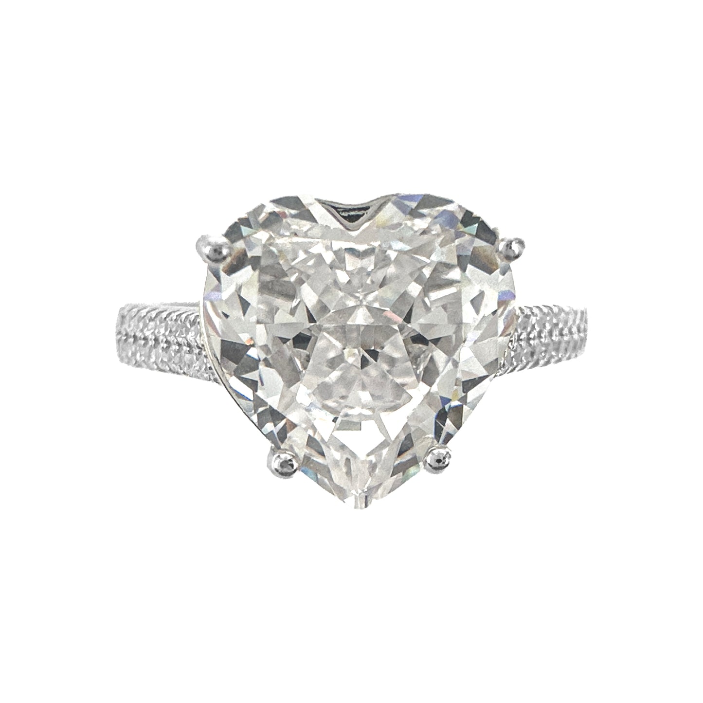 Heart Ice Cut Ring