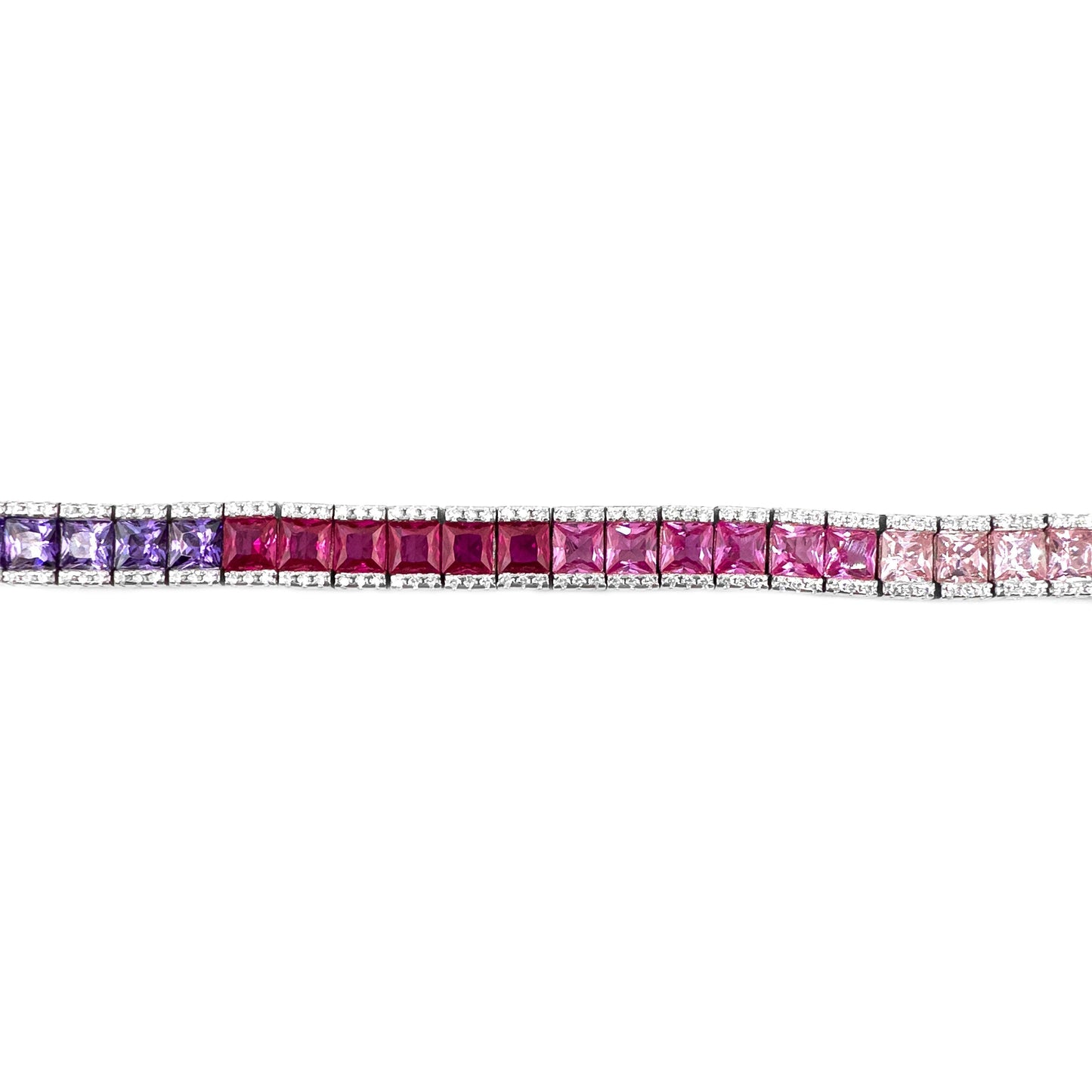 Rainbow Tennis Bracelet