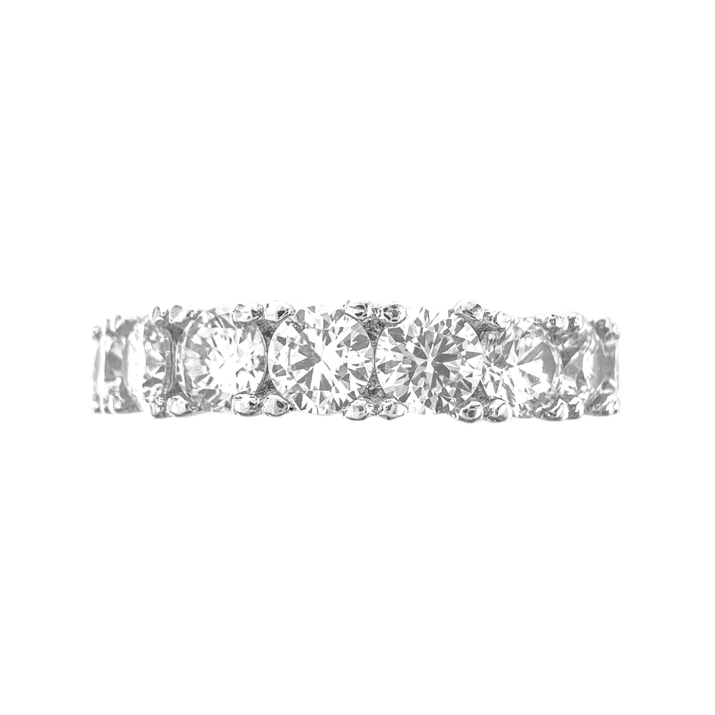 Medium Size Eternity Ring with Stone