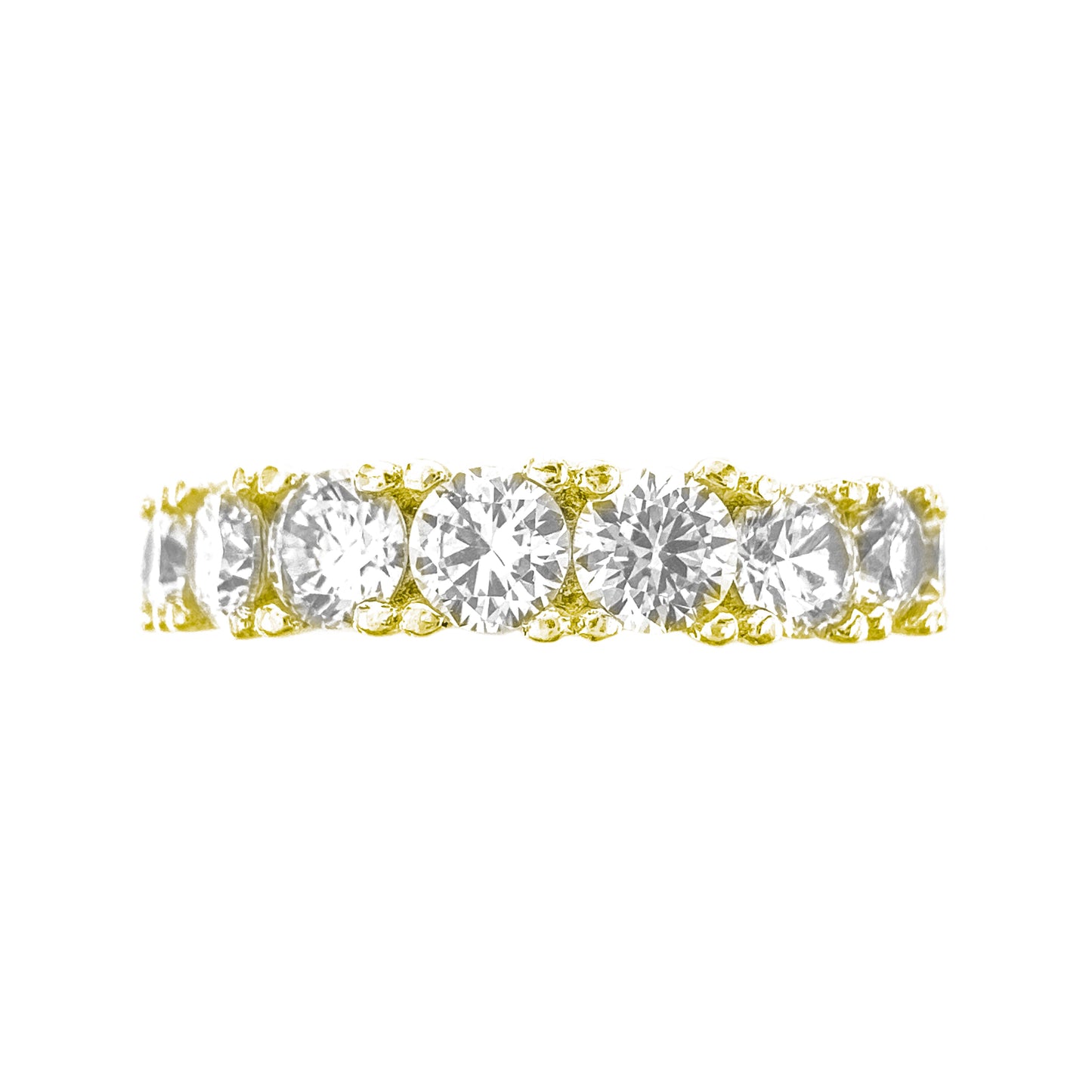 Medium Size Eternity Ring with Stone