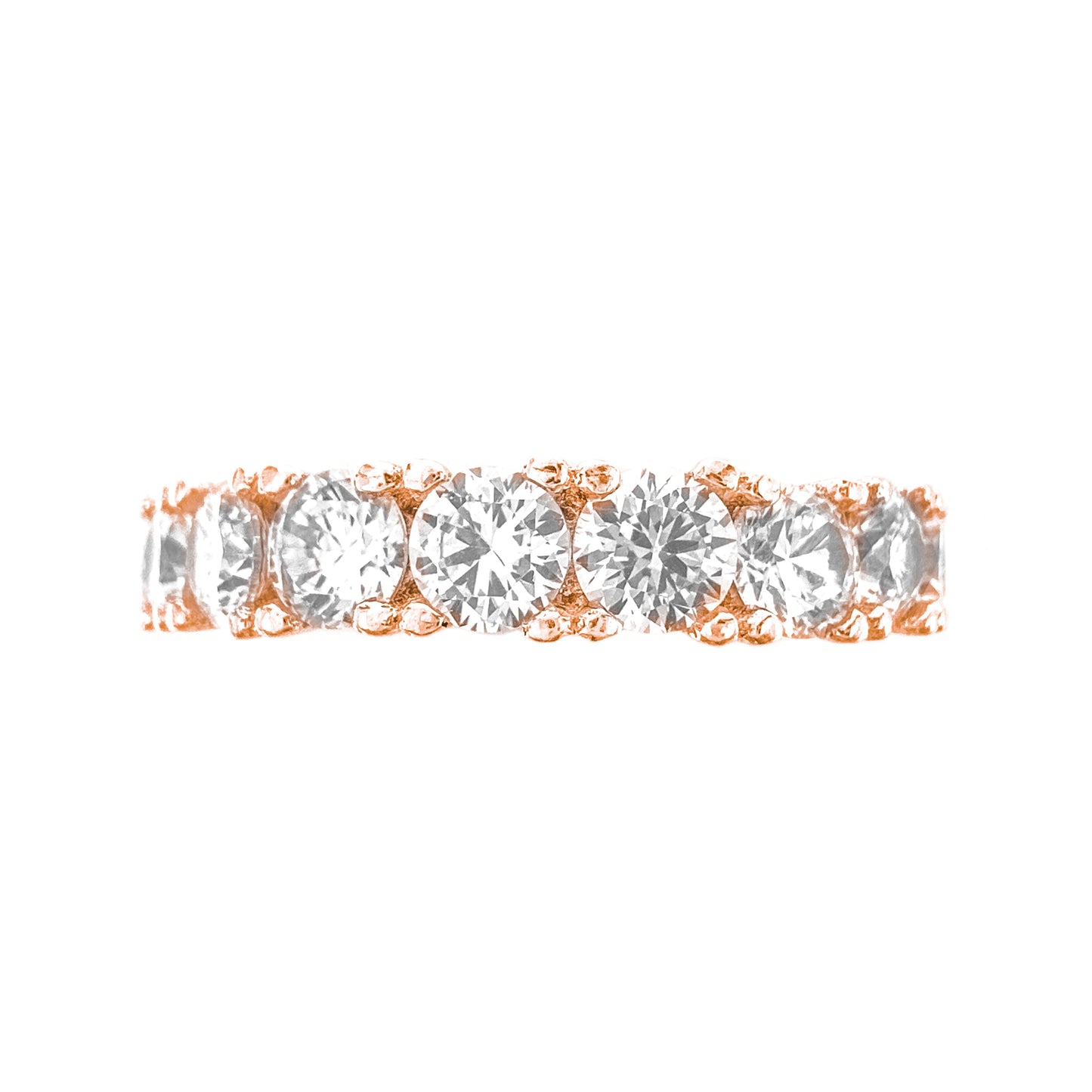 Medium Size Eternity Ring with Stone