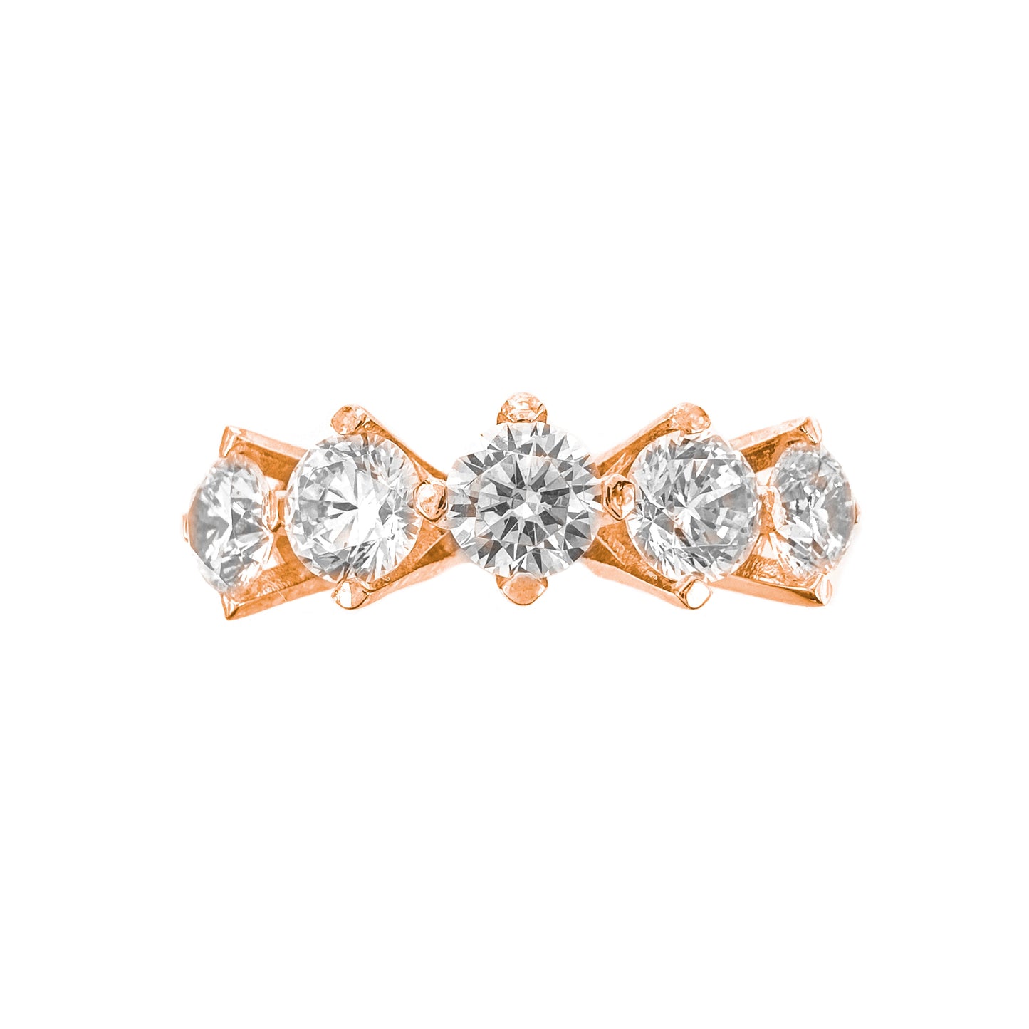 Three Carat Five Stone Ring