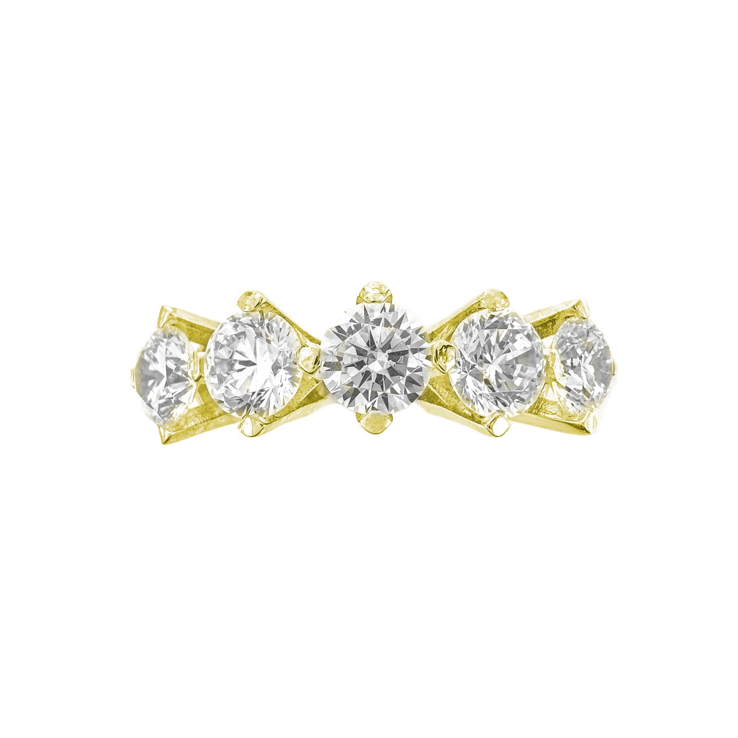 Three Carat Five Stone Ring