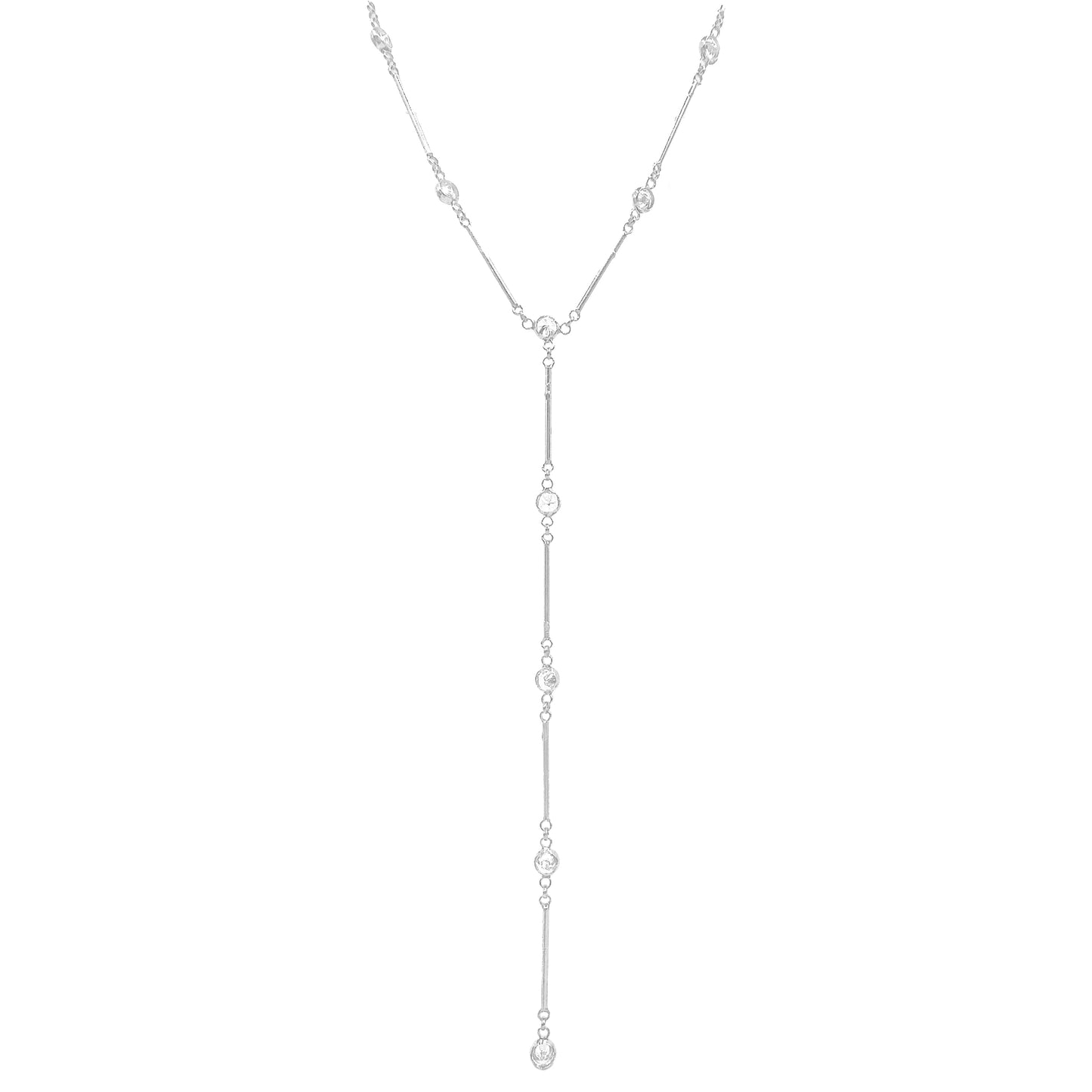 Emily Cris Stick Stone Y Necklace