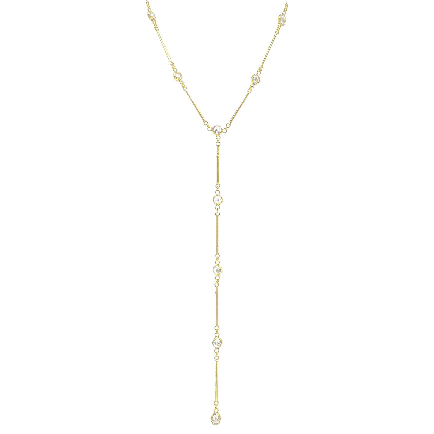Emily Cris Stick Stone Y Necklace