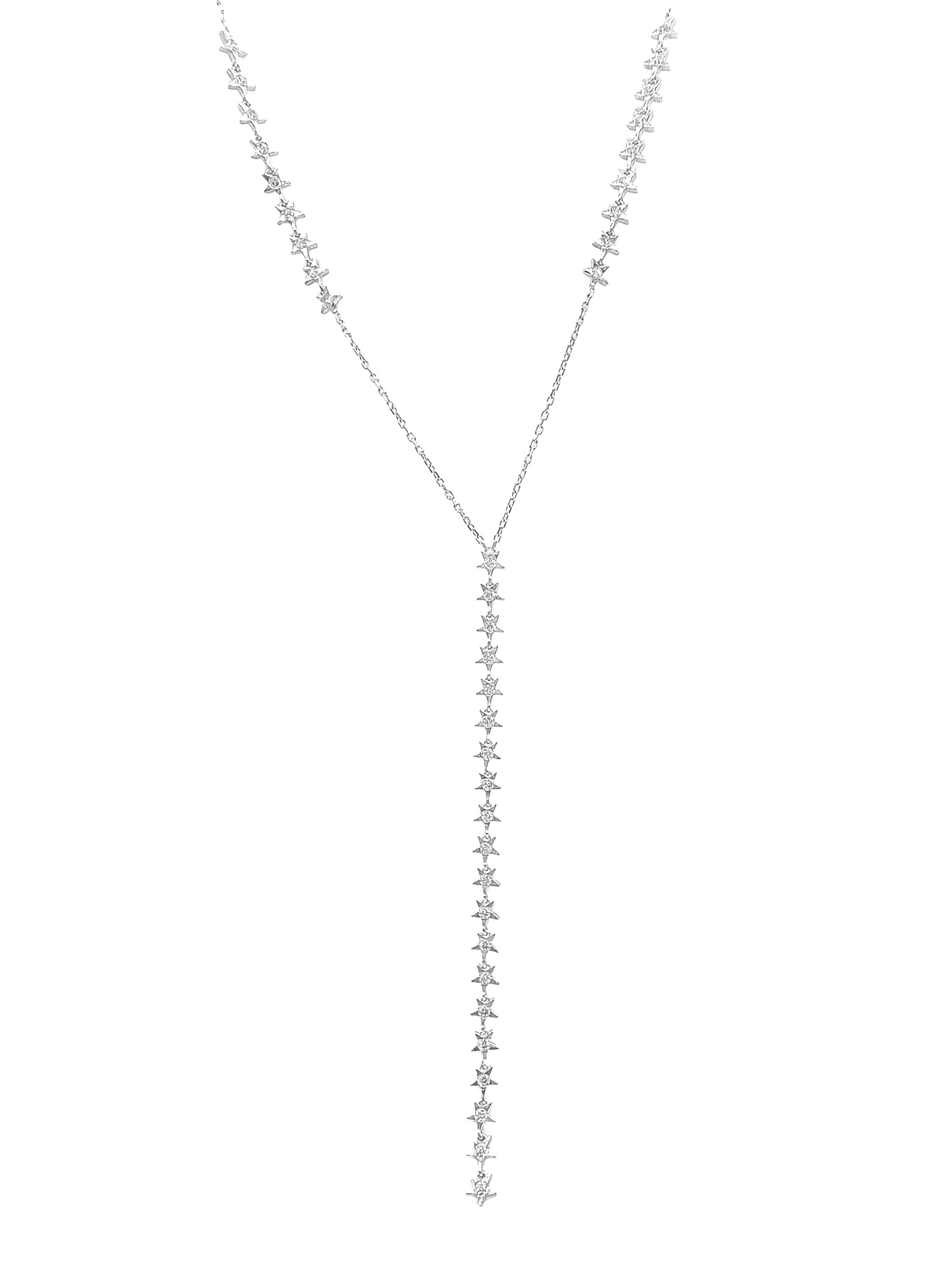 Y Necklace with Star Stone