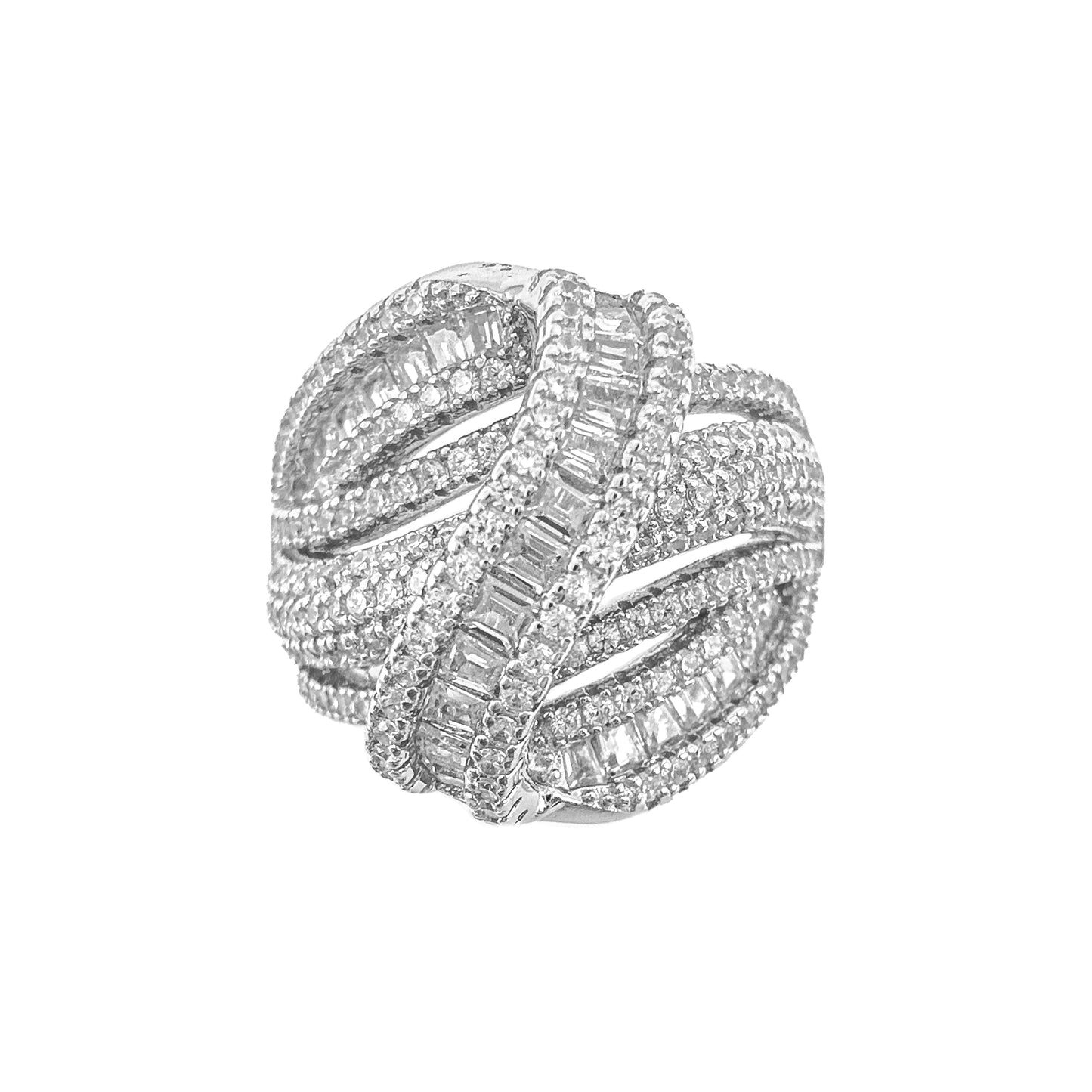 Crossed Design Ring