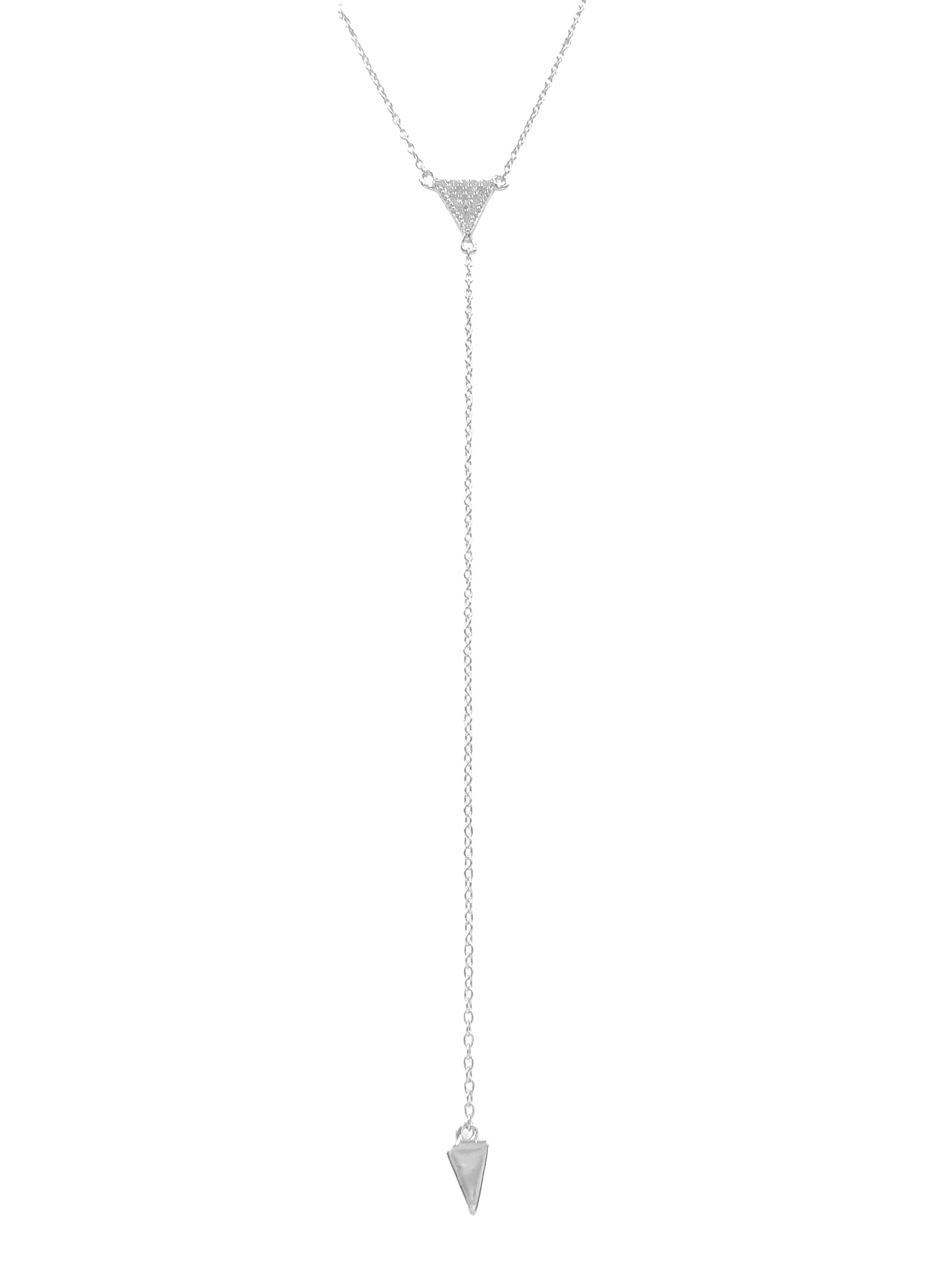Triangle Y Necklace
