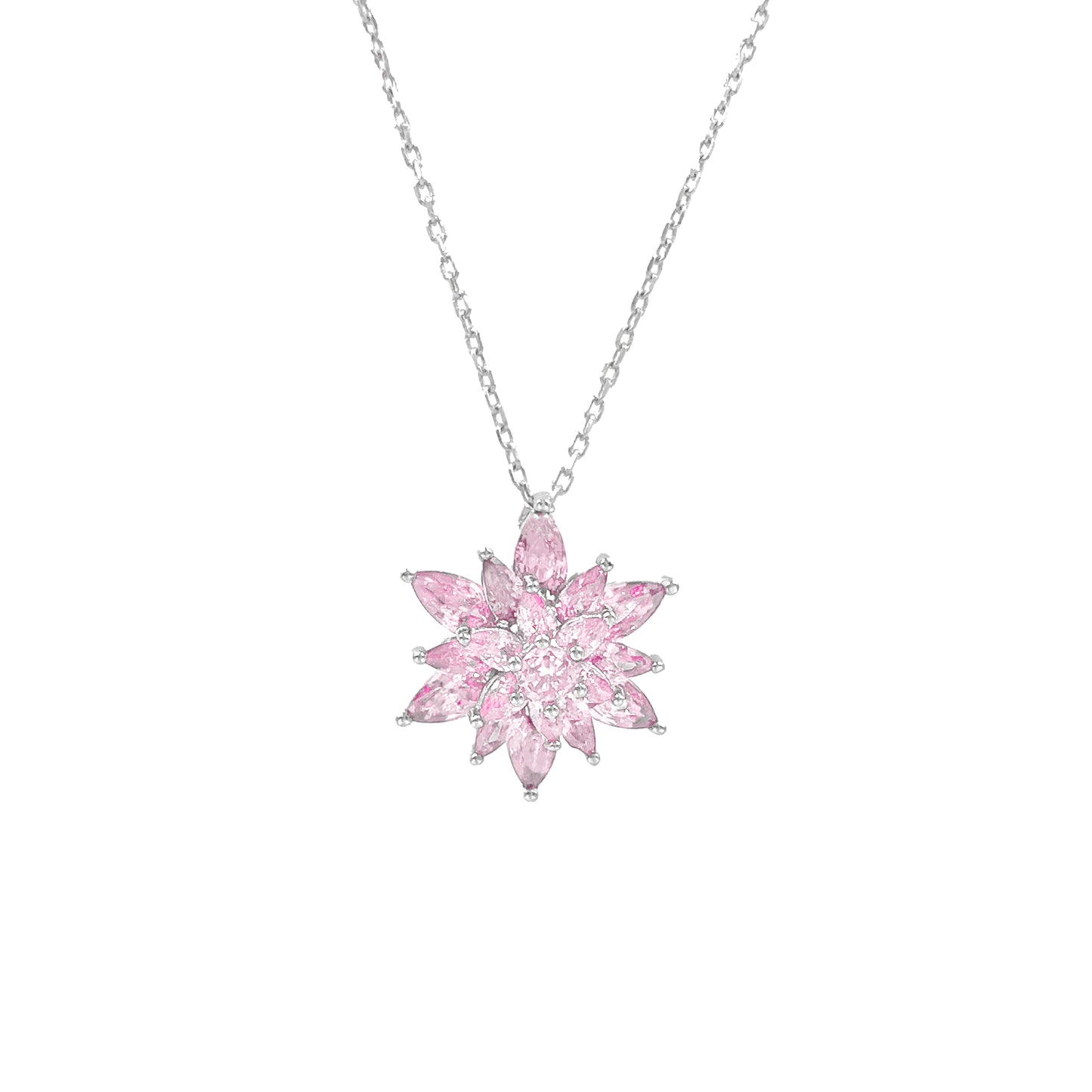 Pink Lotus Necklace