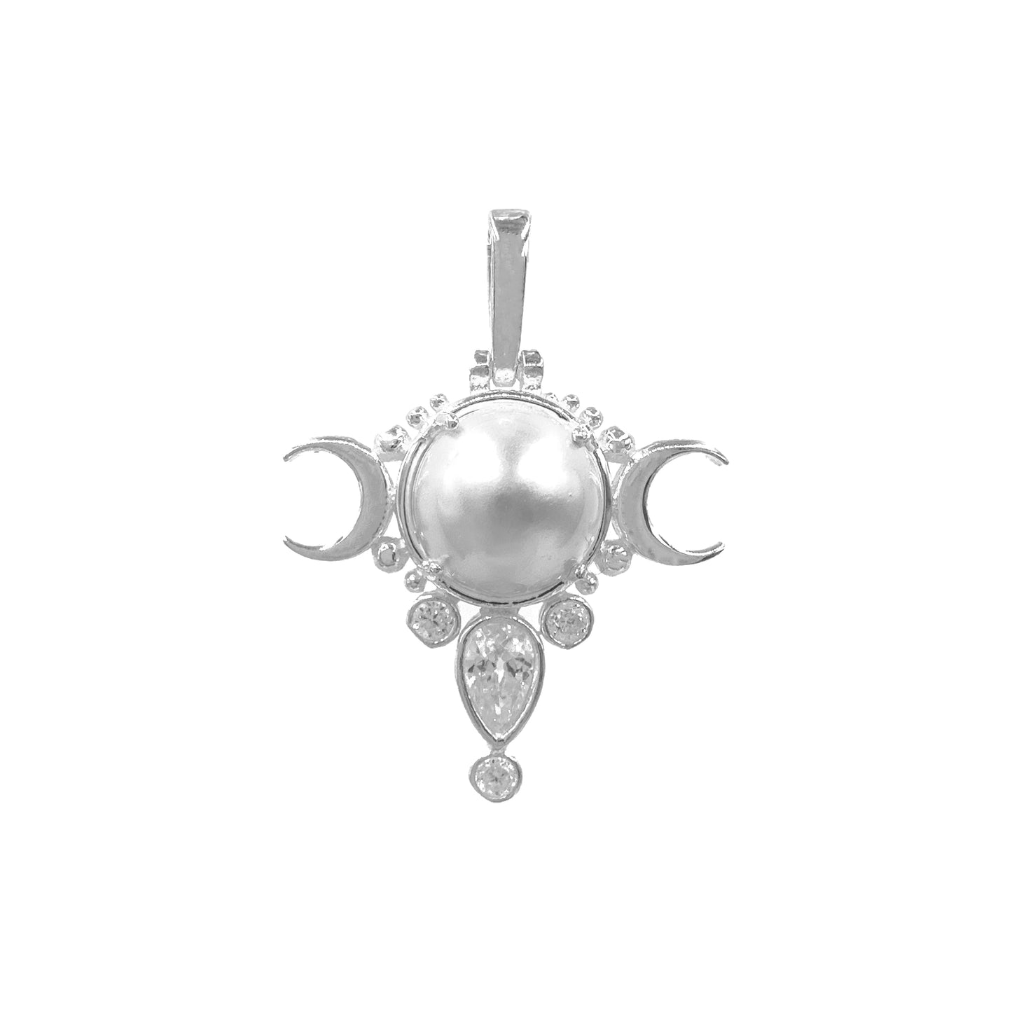 Pearl Moon Pendant / Charm