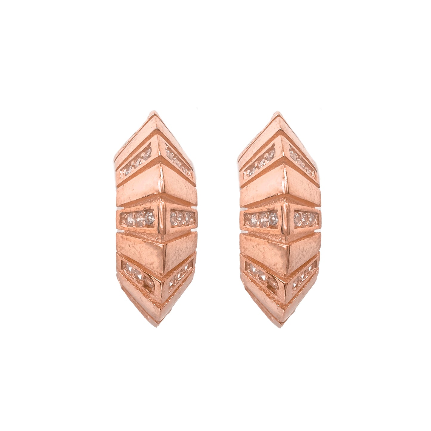 Tiny Stone C Earring
