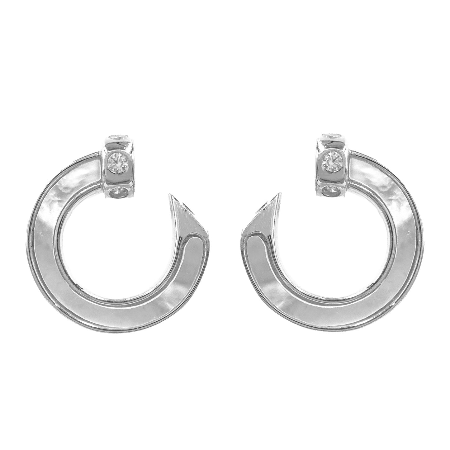 Mother of Pearl Nail Earring