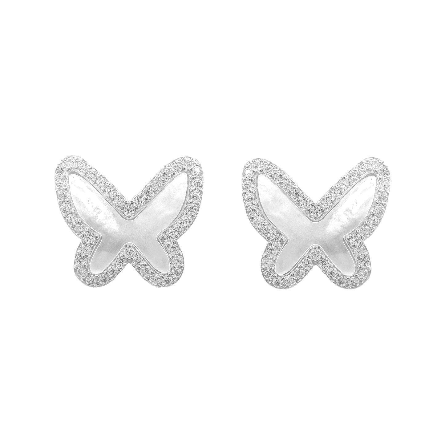 Mother of Pearl Butterfly Earring