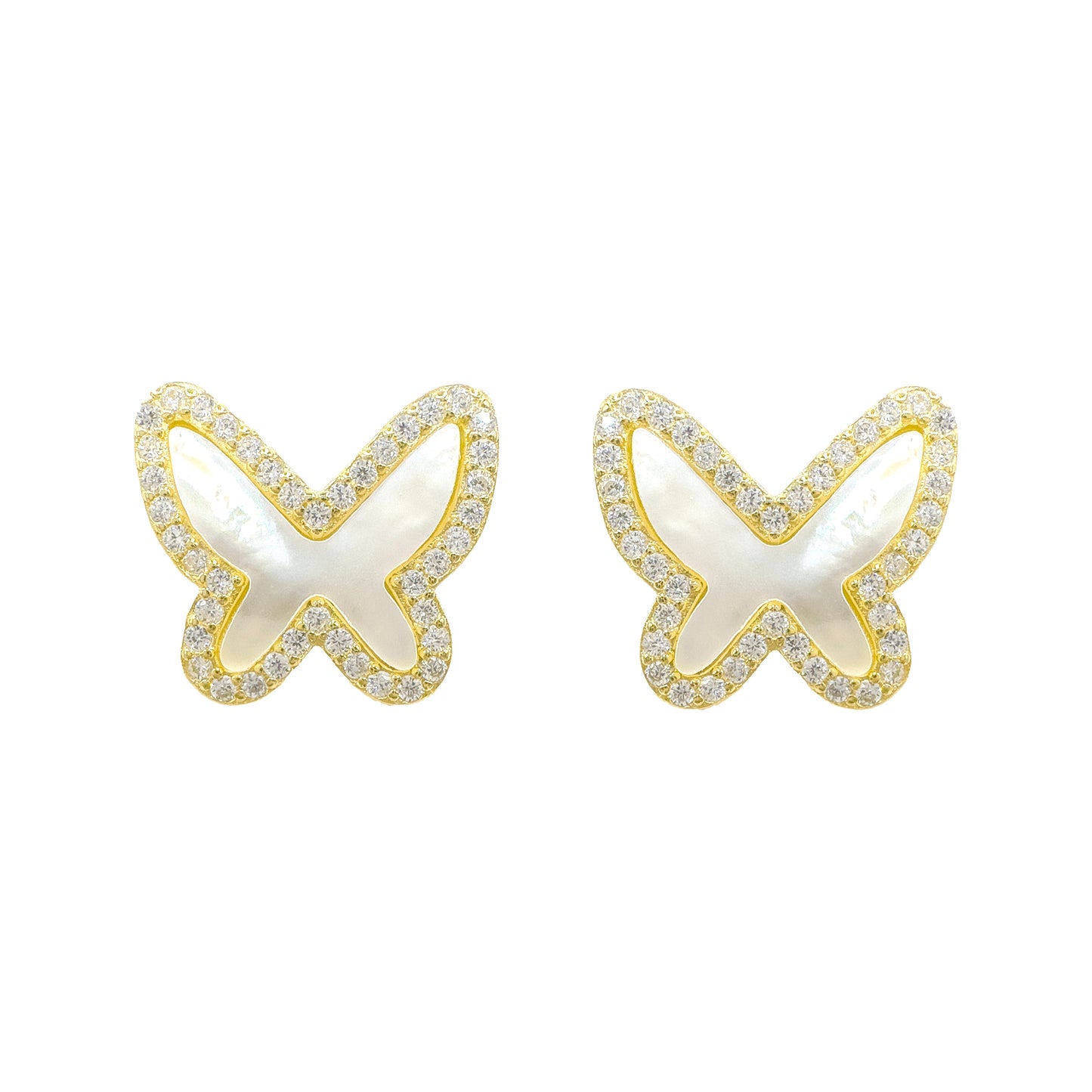 Mother of Pearl Butterfly Earring