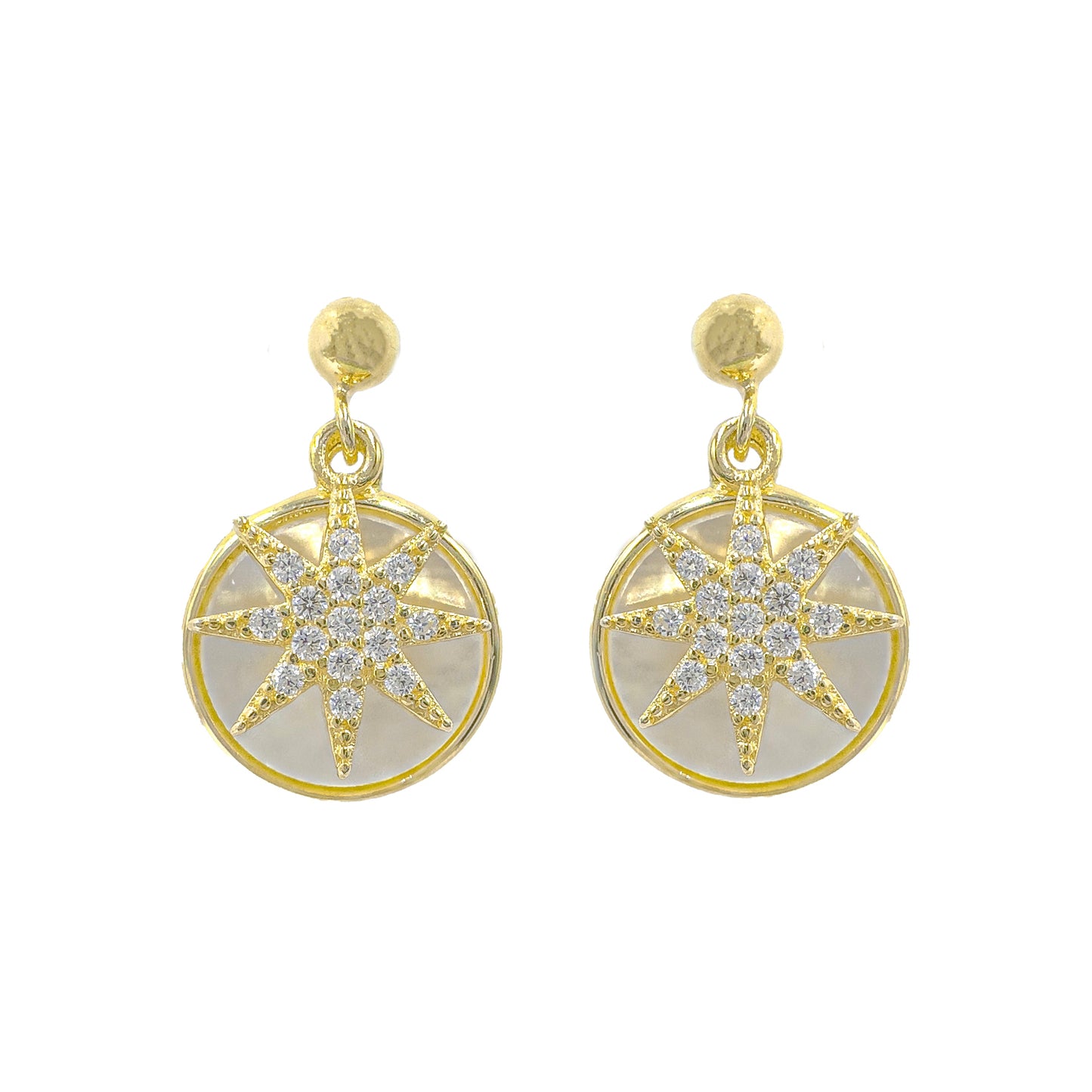 Mother of Pearl Star Earring