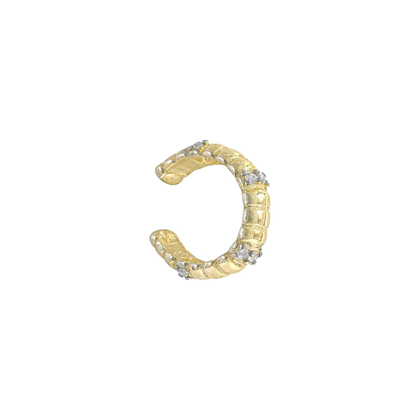 Spiral Stone Cuff
