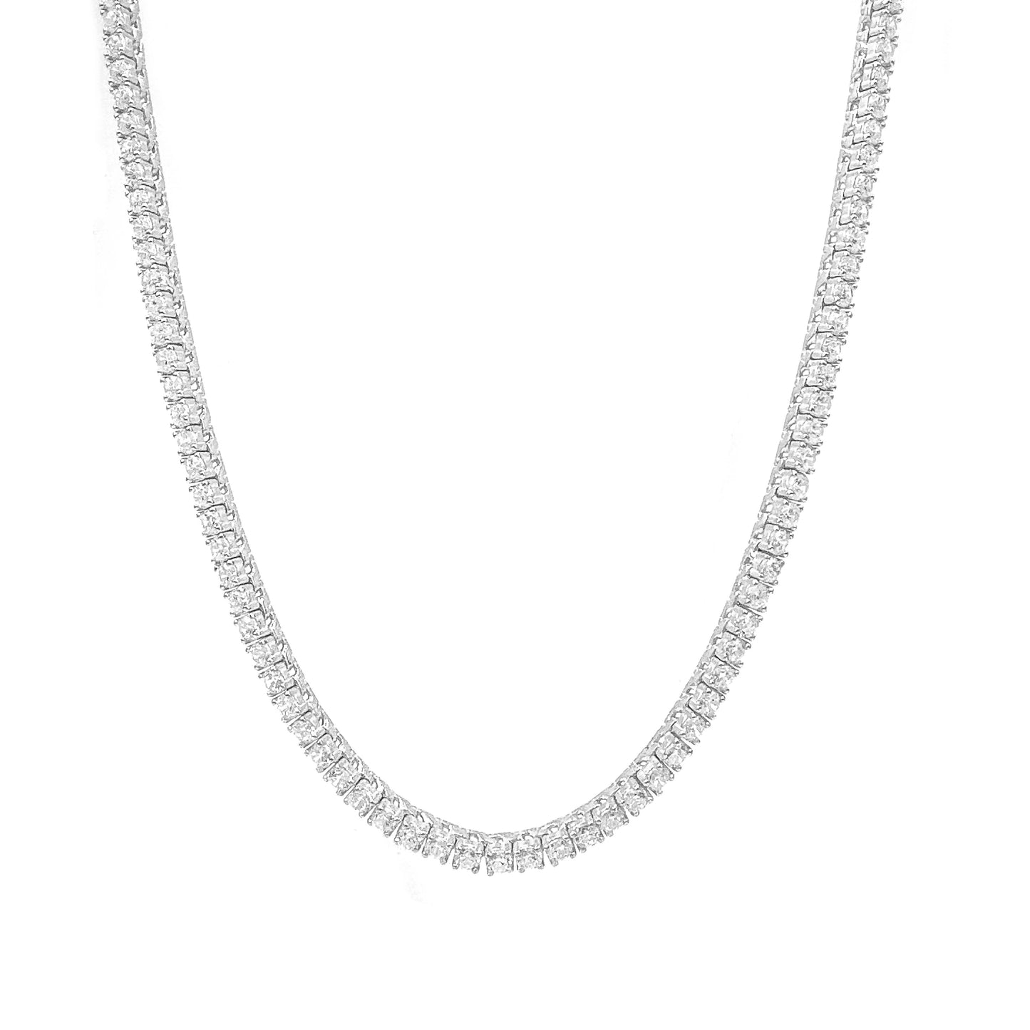 Two and a half mm Tennis Necklace
