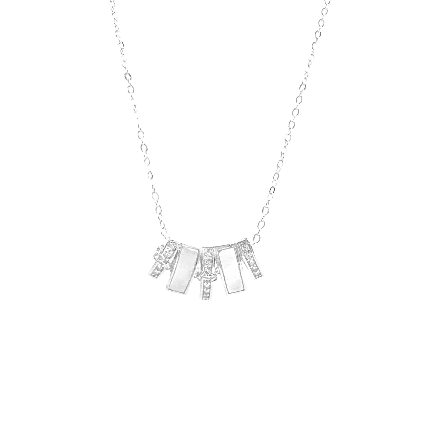 Pearl Stone Design Necklace