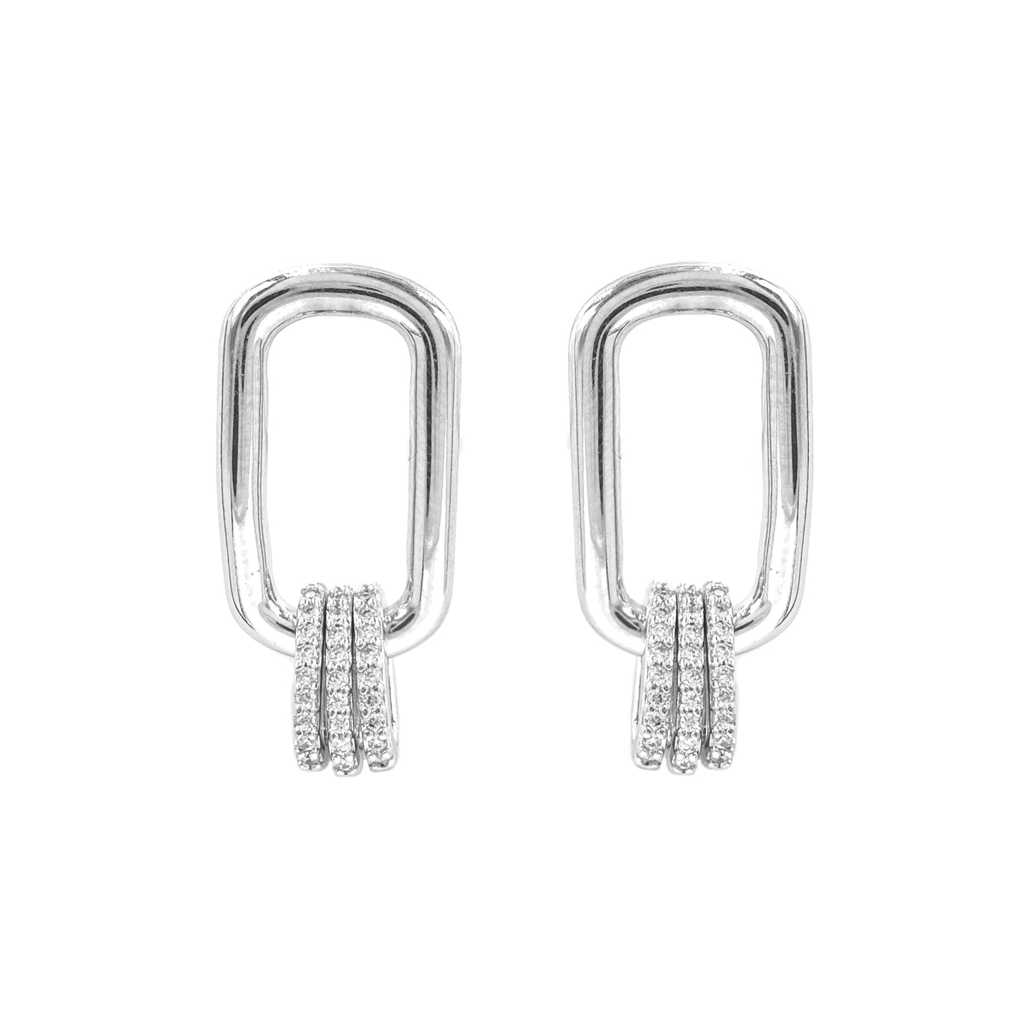Stone Dangle Earrings