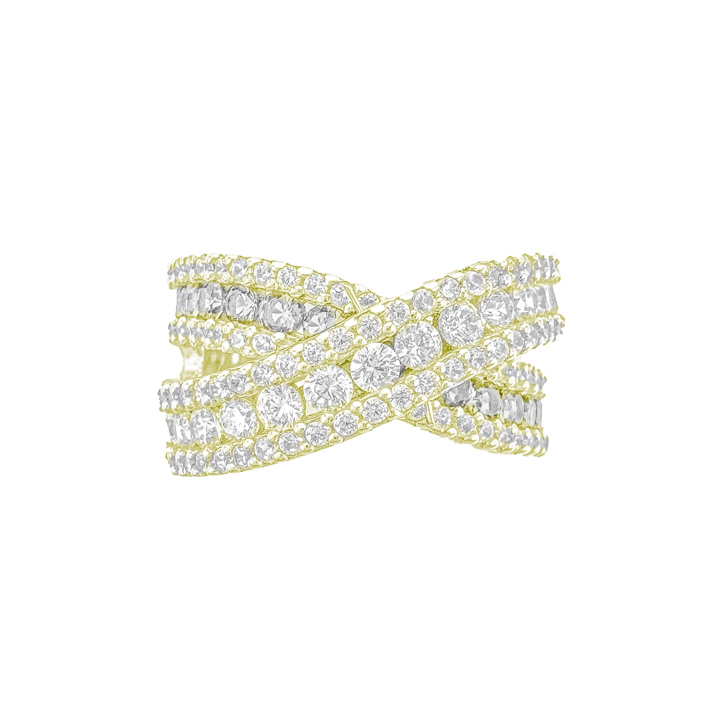 Double Round Cross Ring