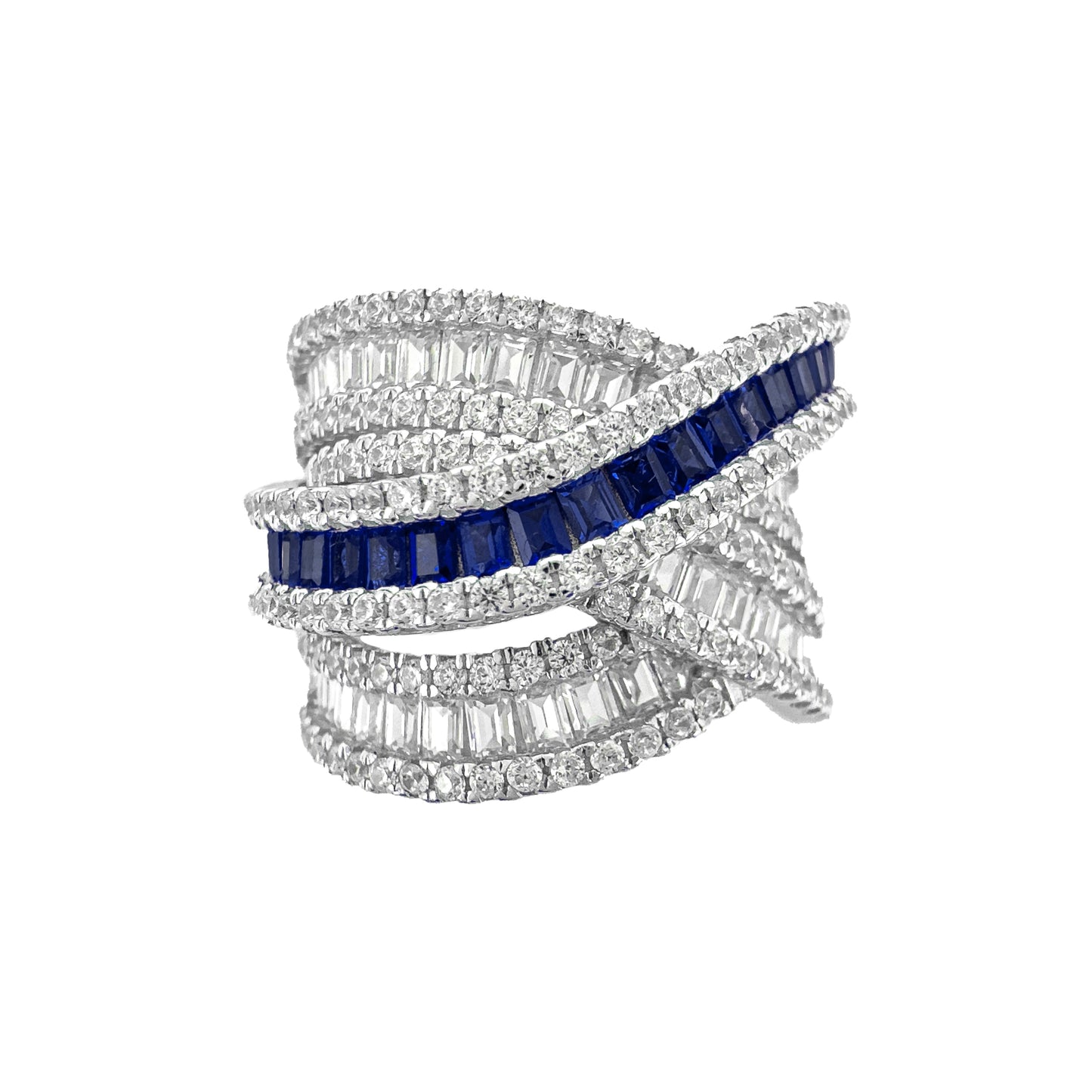 Color Baguette Detailed Ring