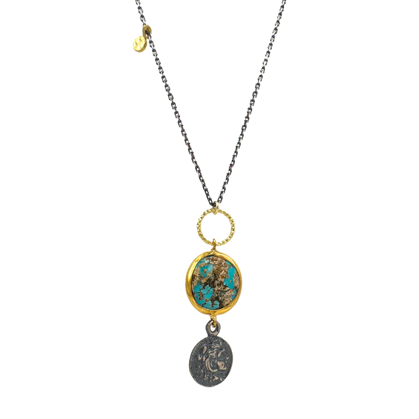 Turquoise Apalit Stone Design Necklace